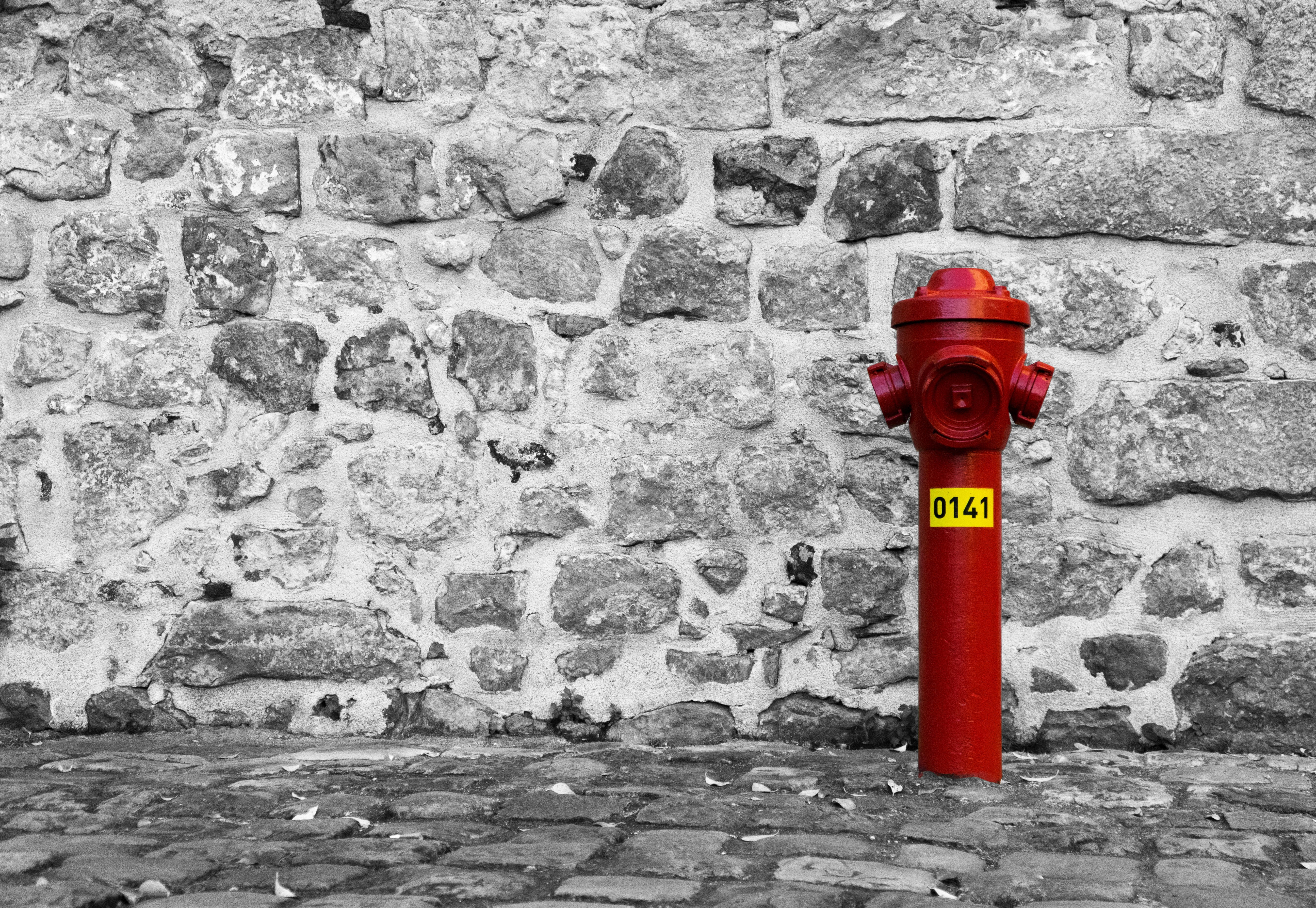 stone, protection, accidents and disasters, built structure, no people, outdoors, architecture, day, fire, beside, building exterior, stone wall, water, HD Wallpaper