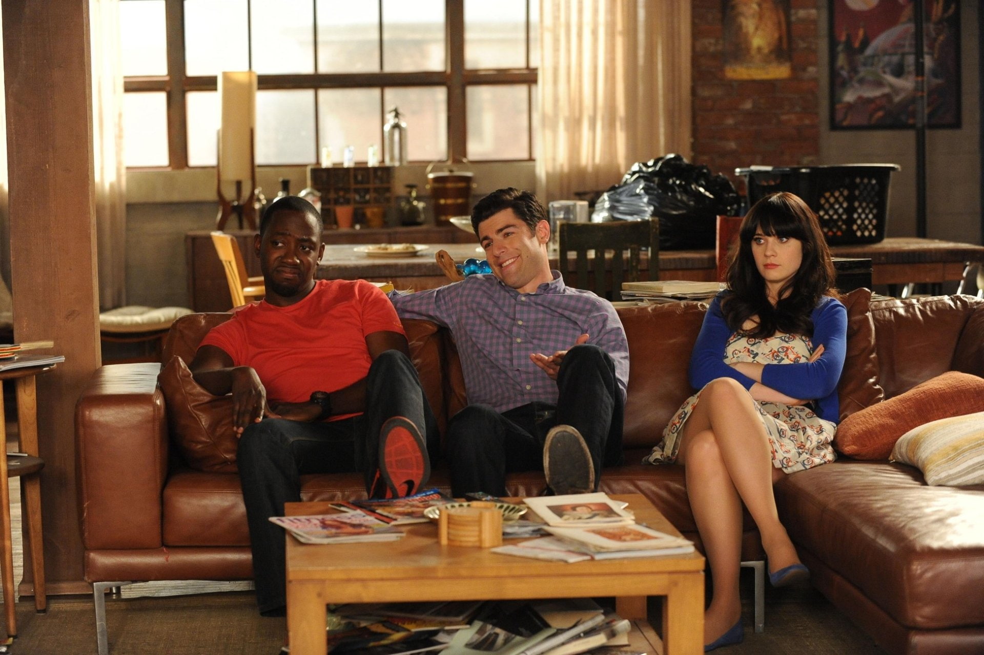 TV Show, 1080P, Schmidt (New Girl), Max Greenfield, Jessica Day, Zooey Deschanel, Winston Bishop, Lamorne Morris, New Girl, HD Wallpaper