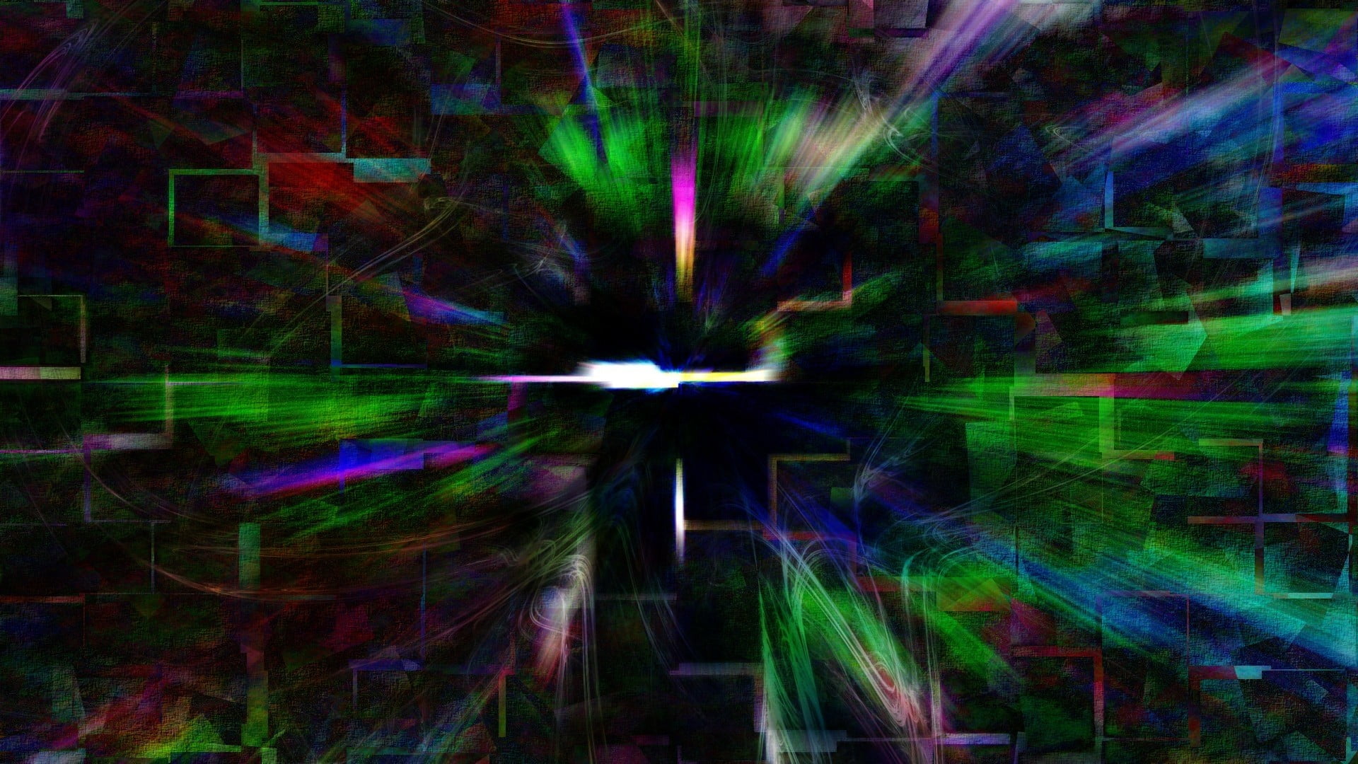 multi colored, studio shot, light - natural phenomenon, digital composite, Immersion, Colorful, Squares, backgrounds, psychedelic, green color, 1080P, HD Wallpaper