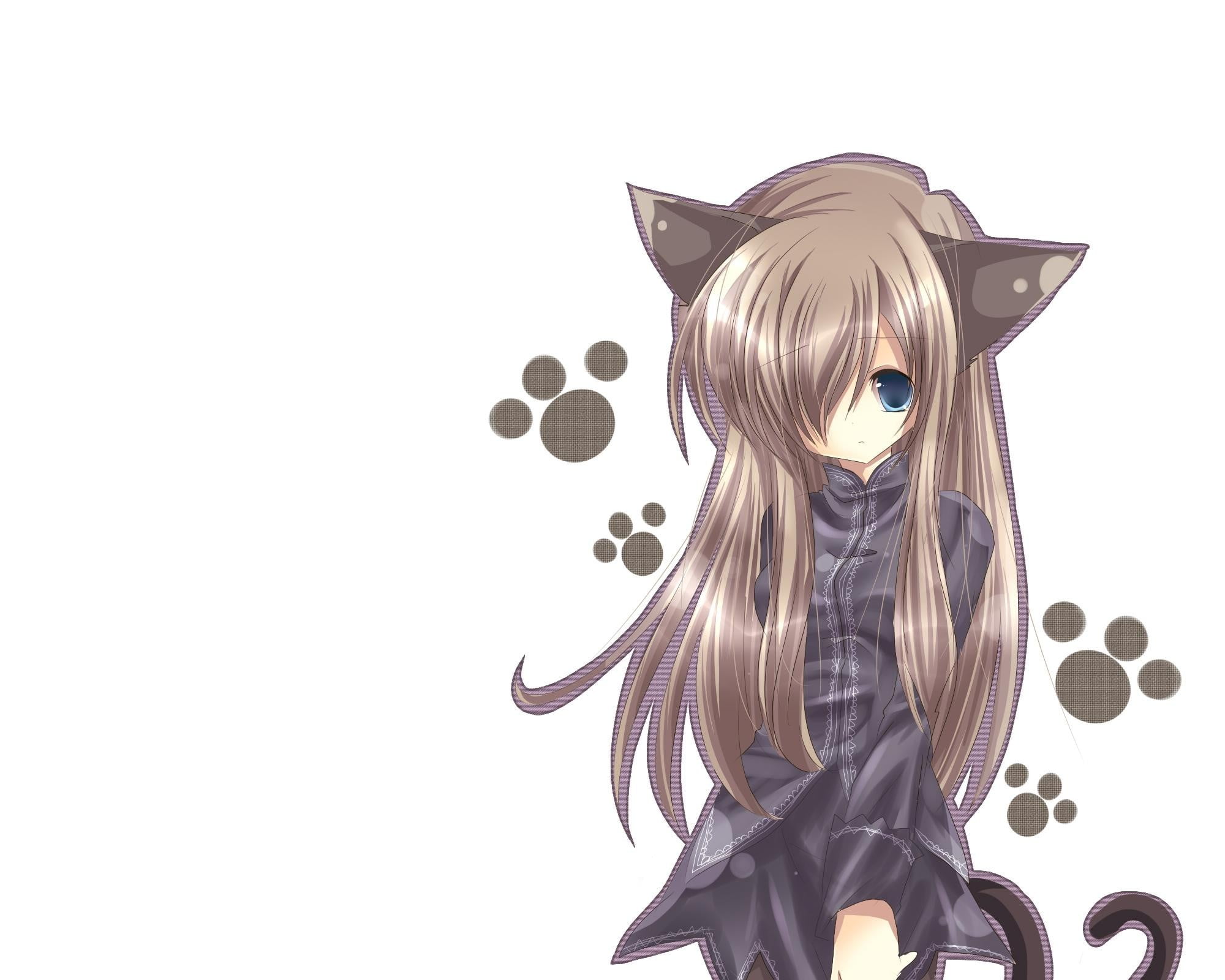 character, digital, female, girls, arts culture and entertainment, anime, standing, front view, human hair, cut out, one person, haired, portrait, HD Wallpaper