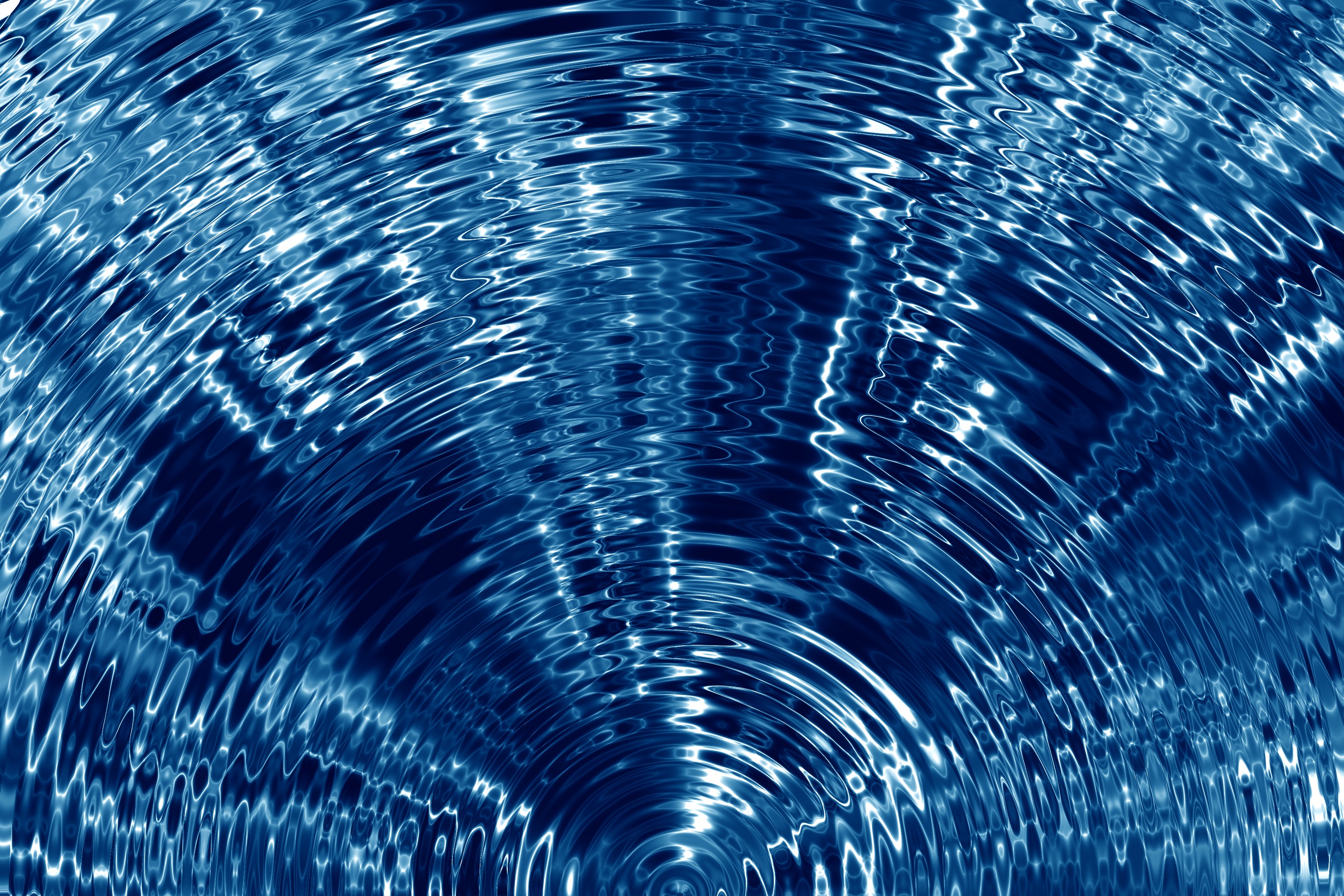 blue, liquid, abstract, radiating, backgrounds, pattern, waves, concentric, no people, indoors, architecture, water surface, shiny, technology, illuminated, HD Wallpaper