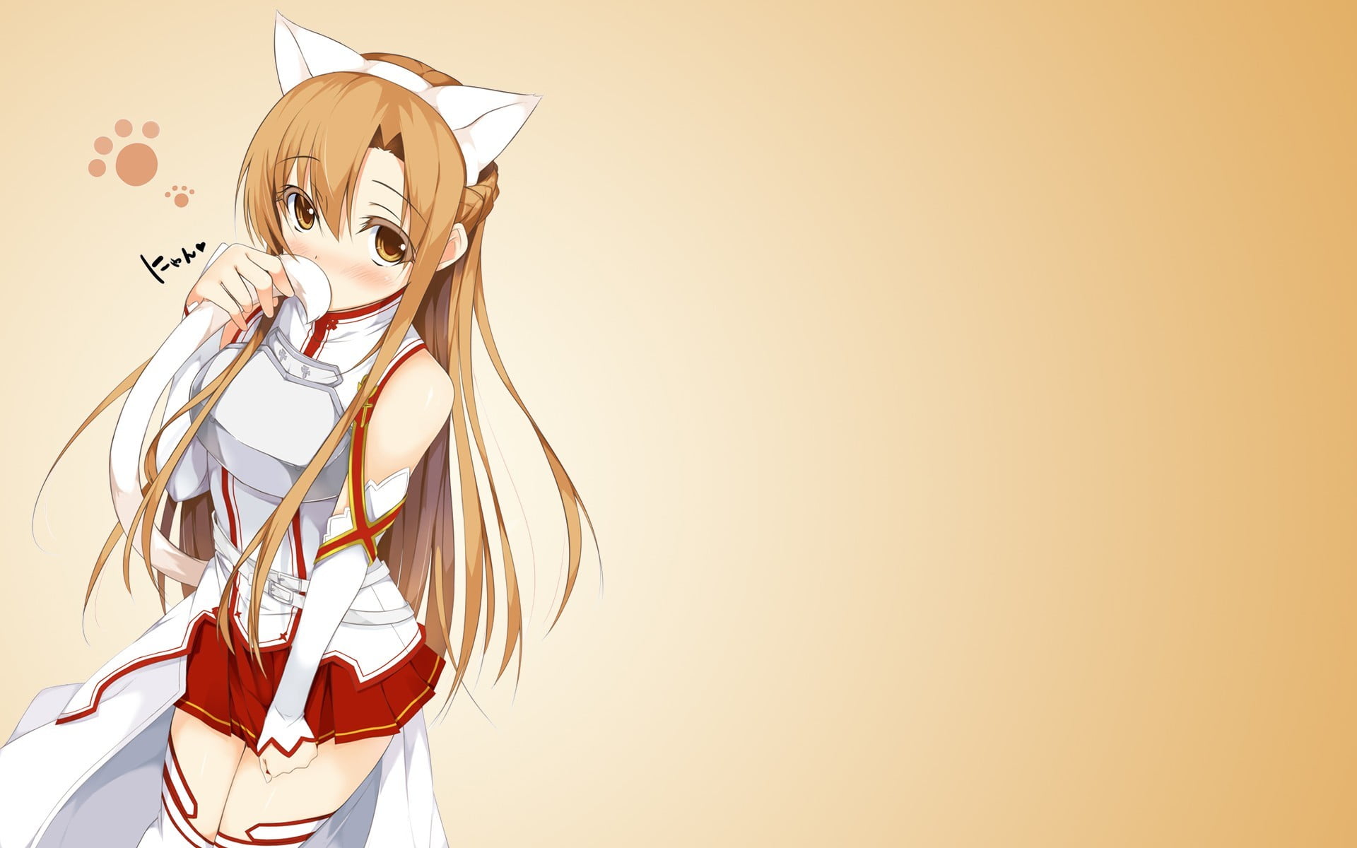 animal, celebration event, blushing, Yuuki Asuna, long hair, red, creativity, still life, studio shot, craft, representation, no people, metal, 1080P, HD Wallpaper