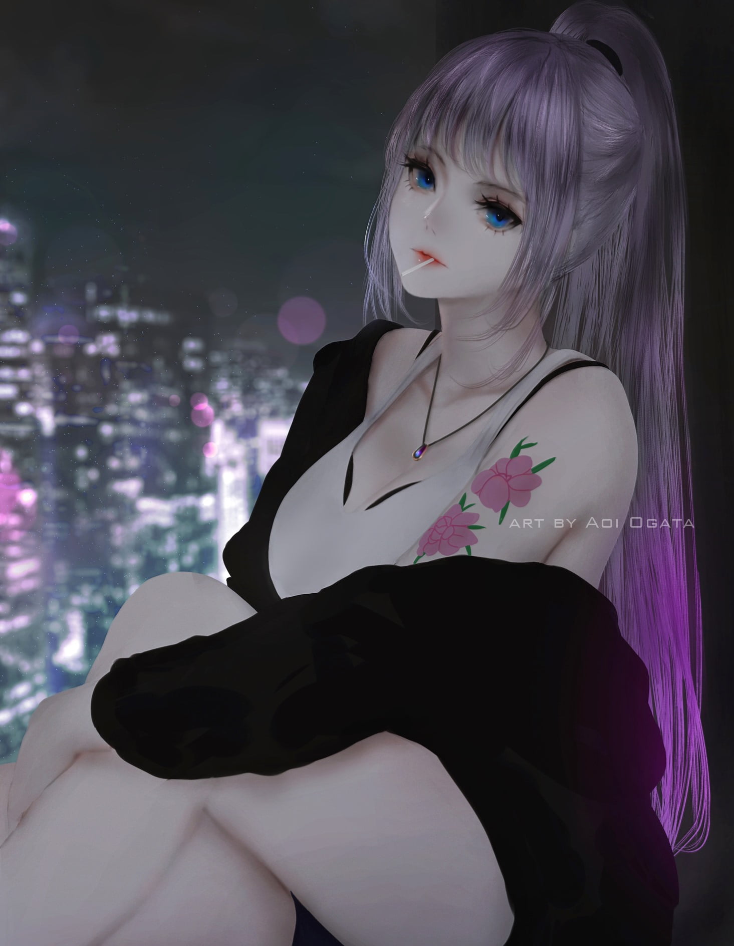 legs, women, lovely girl, Aoi Ogata, 720P, Phone HD Wallpaper