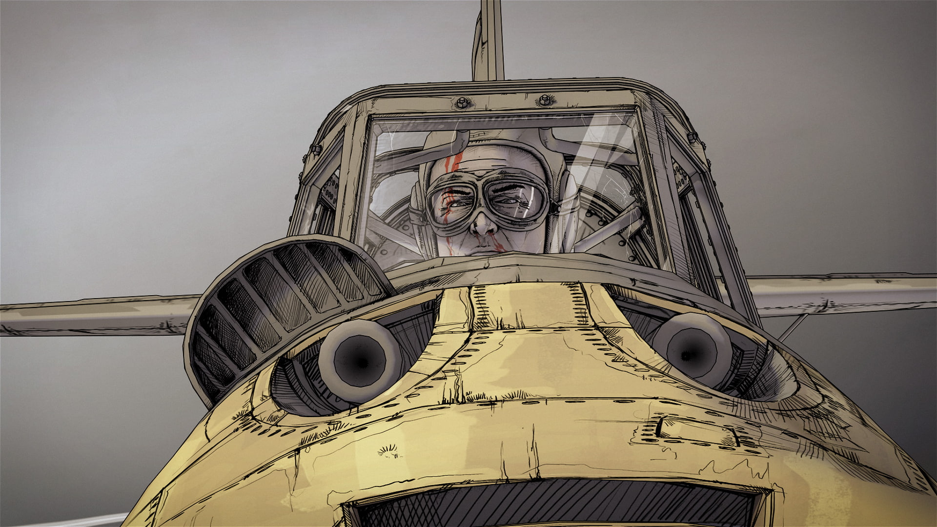 Paths Of Hate, airplane, Gunships, fury, 1080P, digital art, music, HD Wallpaper