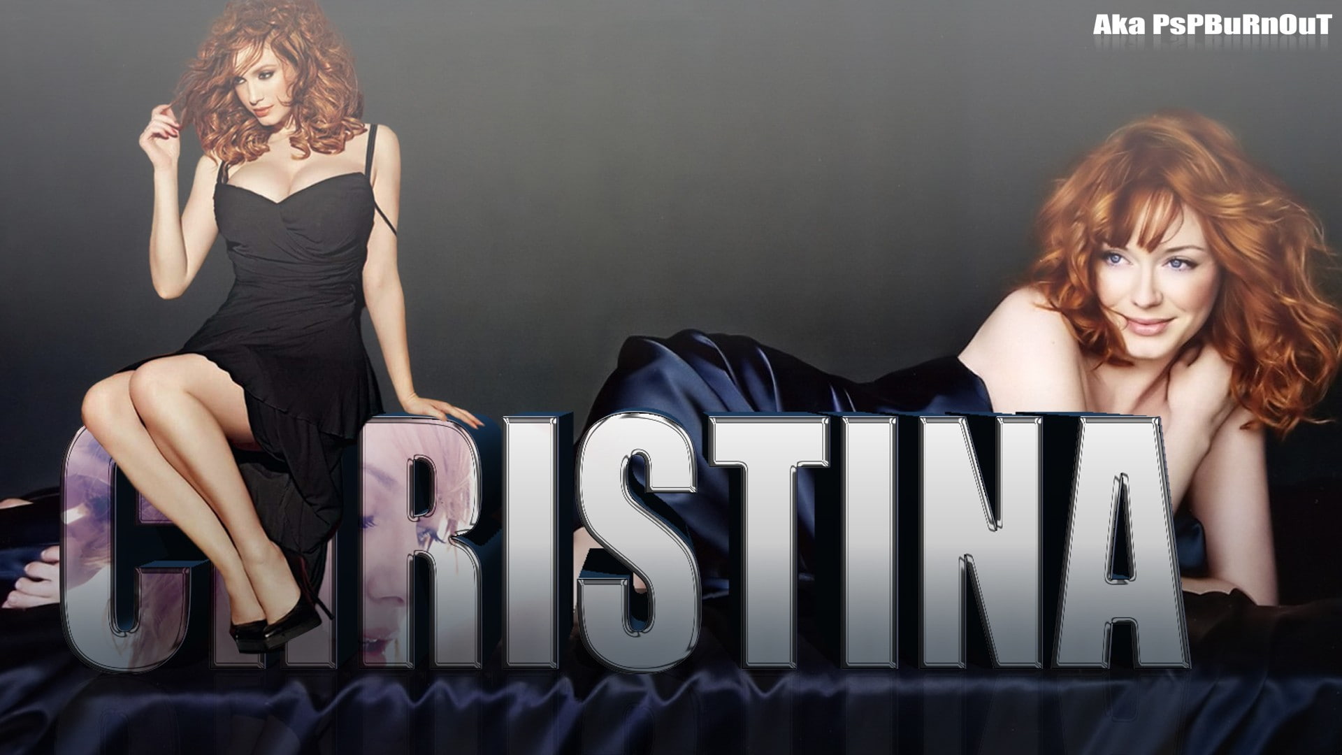 Christina Hendricks, 1080P, 3D, redhead, actress, HD Wallpaper