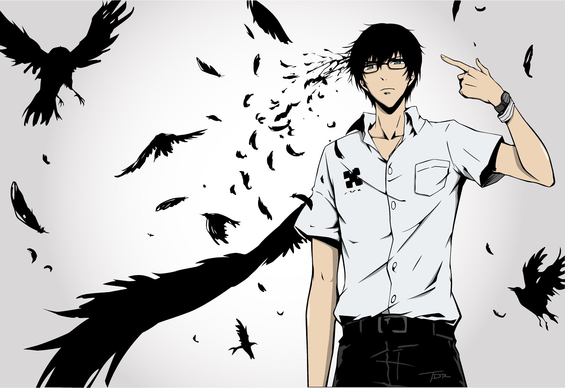 1080P, zankyou no terror, HD Wallpaper