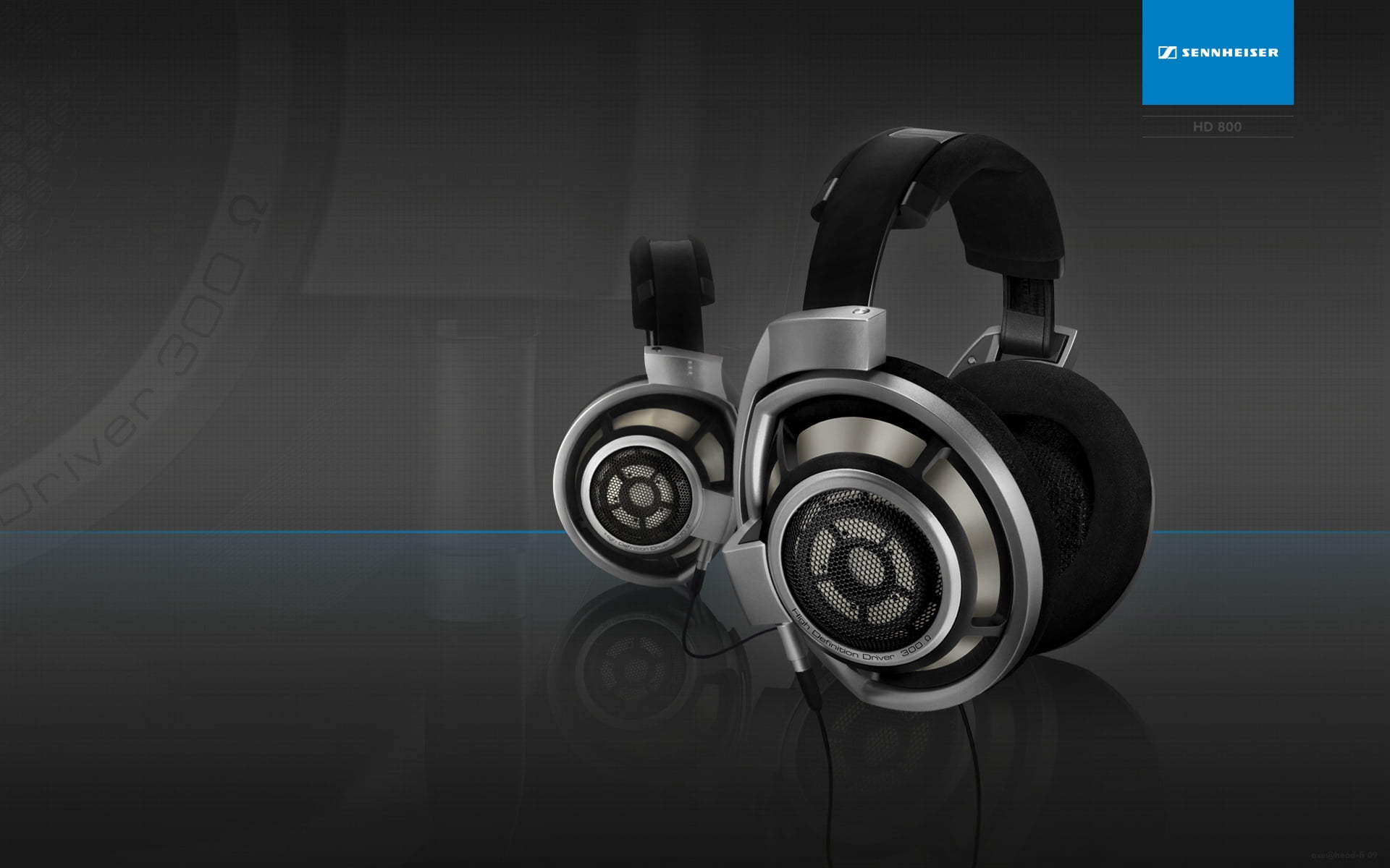 sennheiser, copy space, backgrounds, two, shape, vector, number, single Object, flooring, text, still life, black Color, technology, circle, hd800, headphones, HD Wallpaper