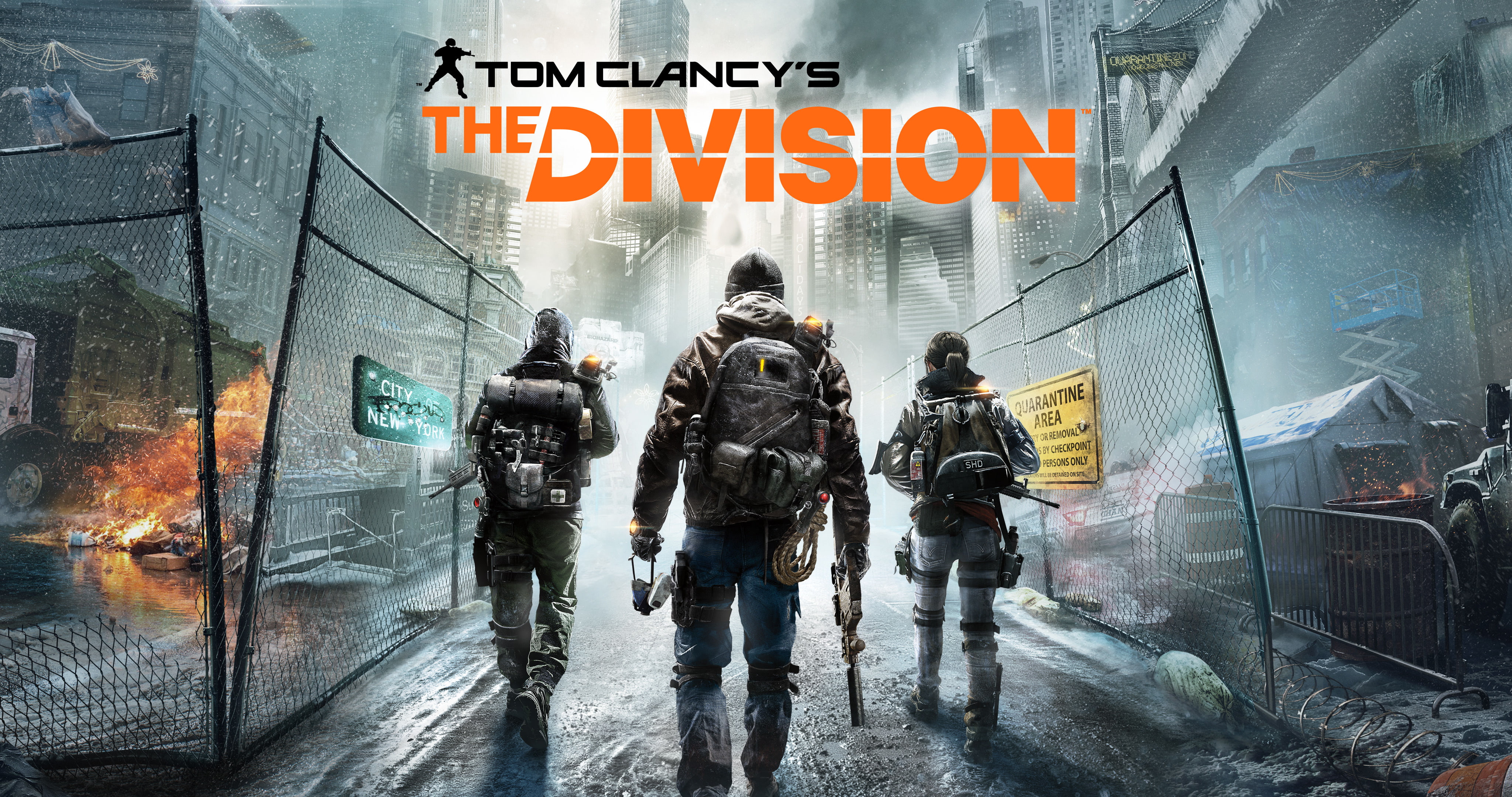 Snow, Weapons, New York, Apocalypse, Ubisoft Entertainment, The Division, The city, 4K, Light, Winter, New York City, HD Wallpaper
