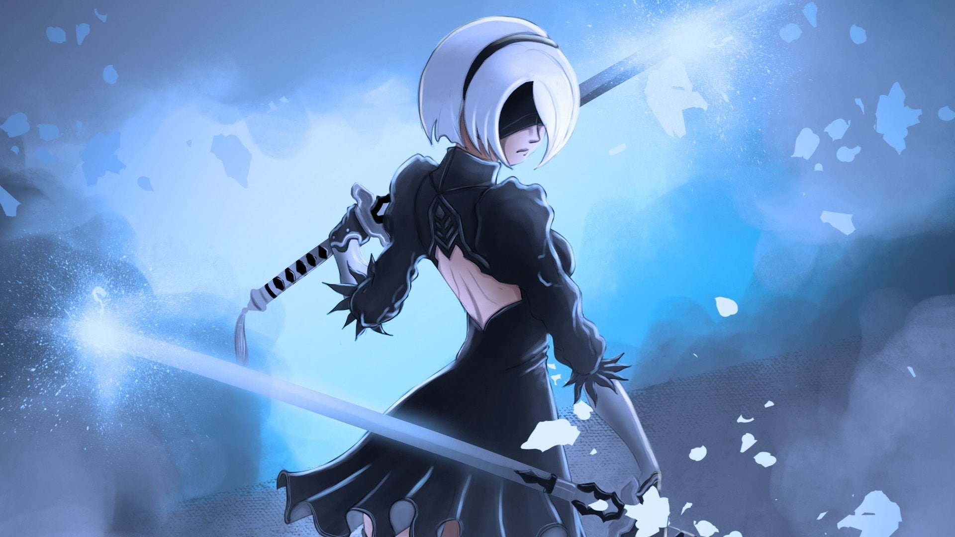 NieR: Automata, Video Game, 1080P, YoRHa No.2 Type B, HD Wallpaper