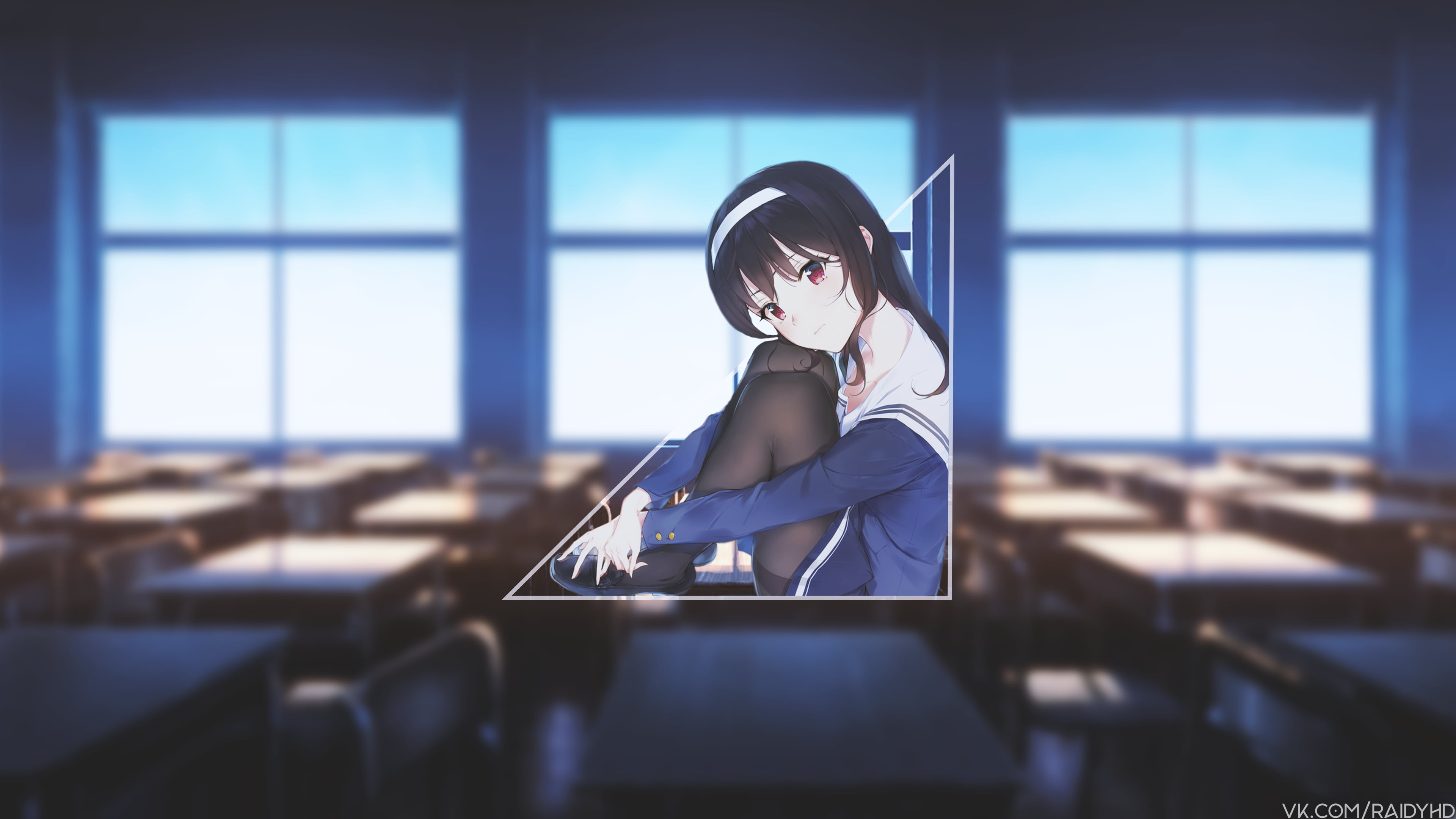 anime girls, 4K, Saenai Heroine no Sodatekata, Kasumigaoka Utaha, picture-in-picture, anime, HD Wallpaper