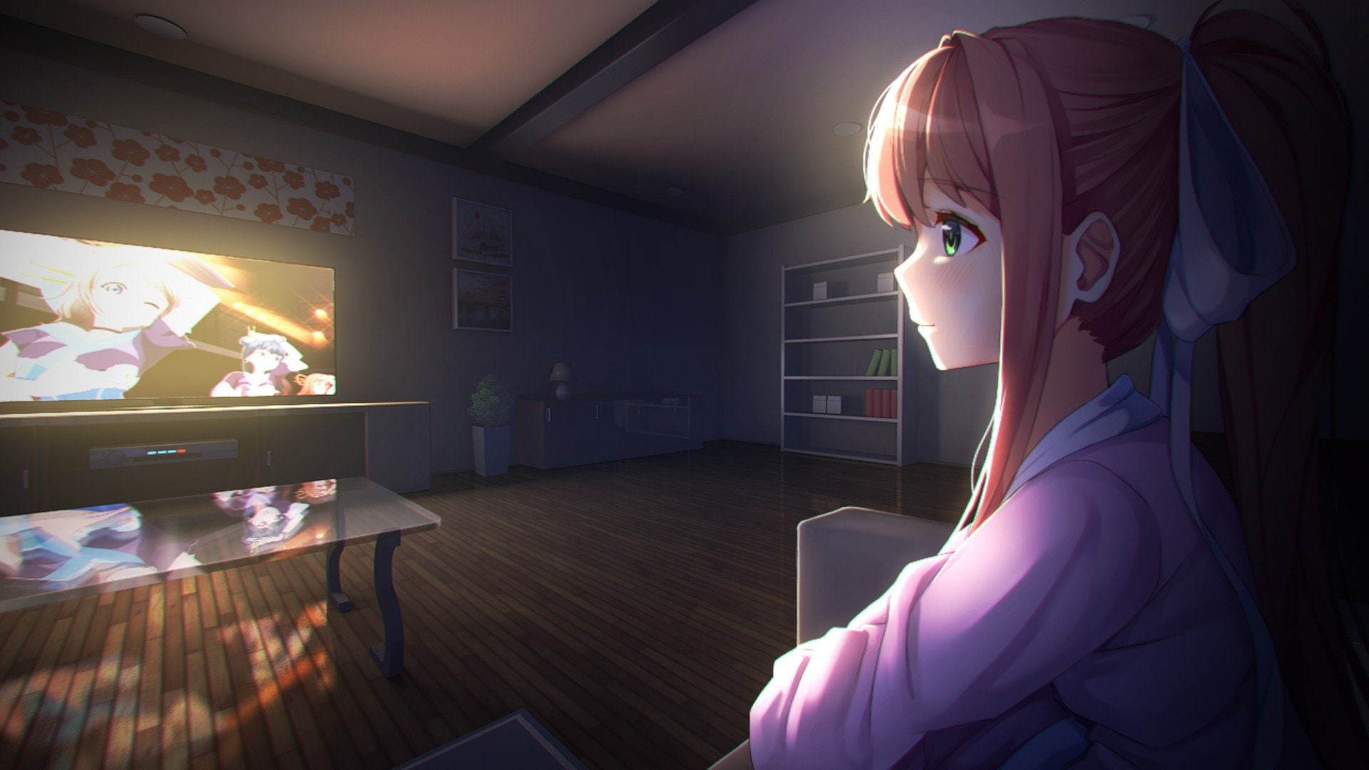 1080P, Video Game, Monika (Doki Doki Literature Club!), Doki Doki Literature Club!, HD Wallpaper