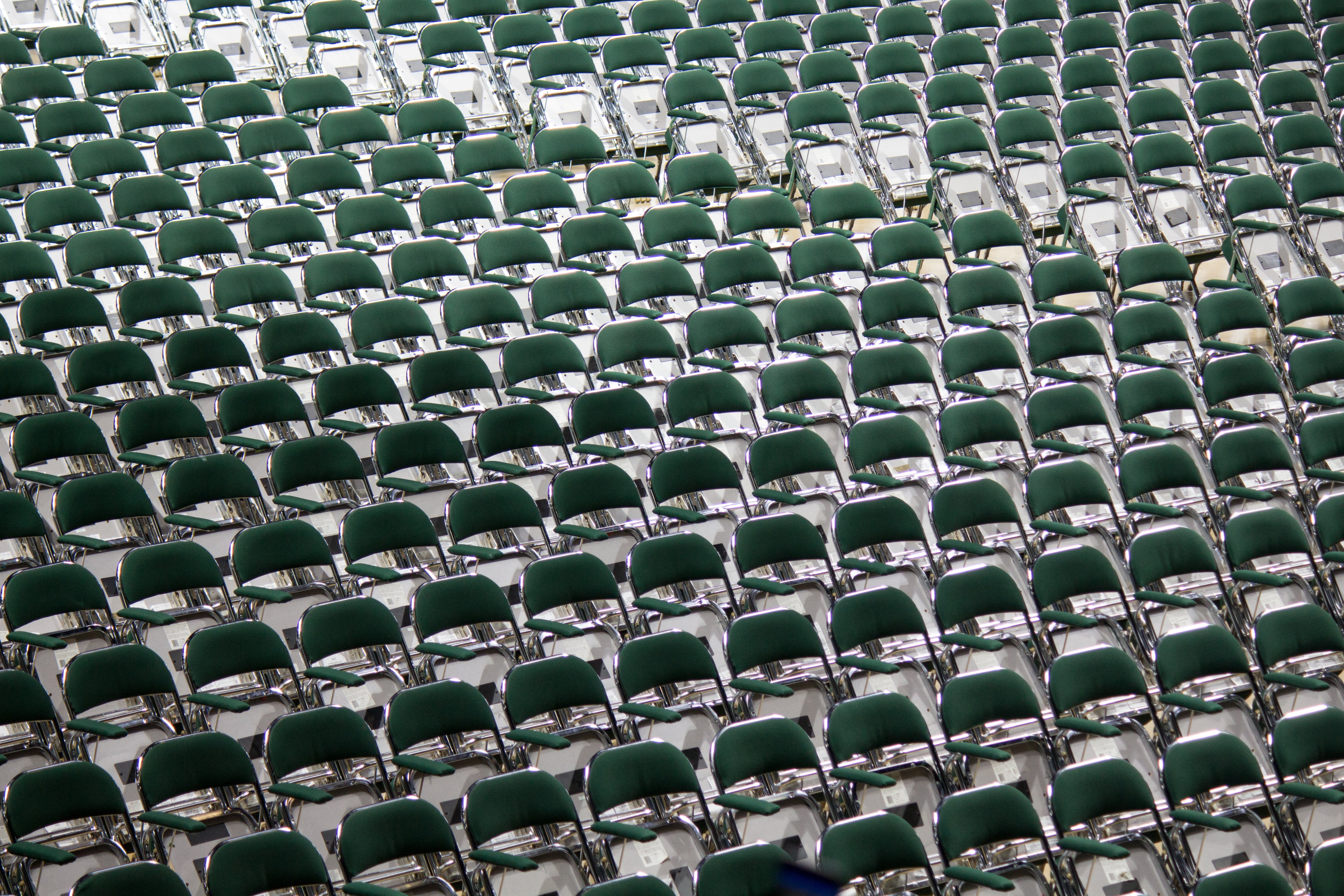5K, still life, surface, indoors, day, close, supermarket, backgrounds, photo, sport, empty, white, event, pattern, technology, arrangement, green, seat, HD Wallpaper