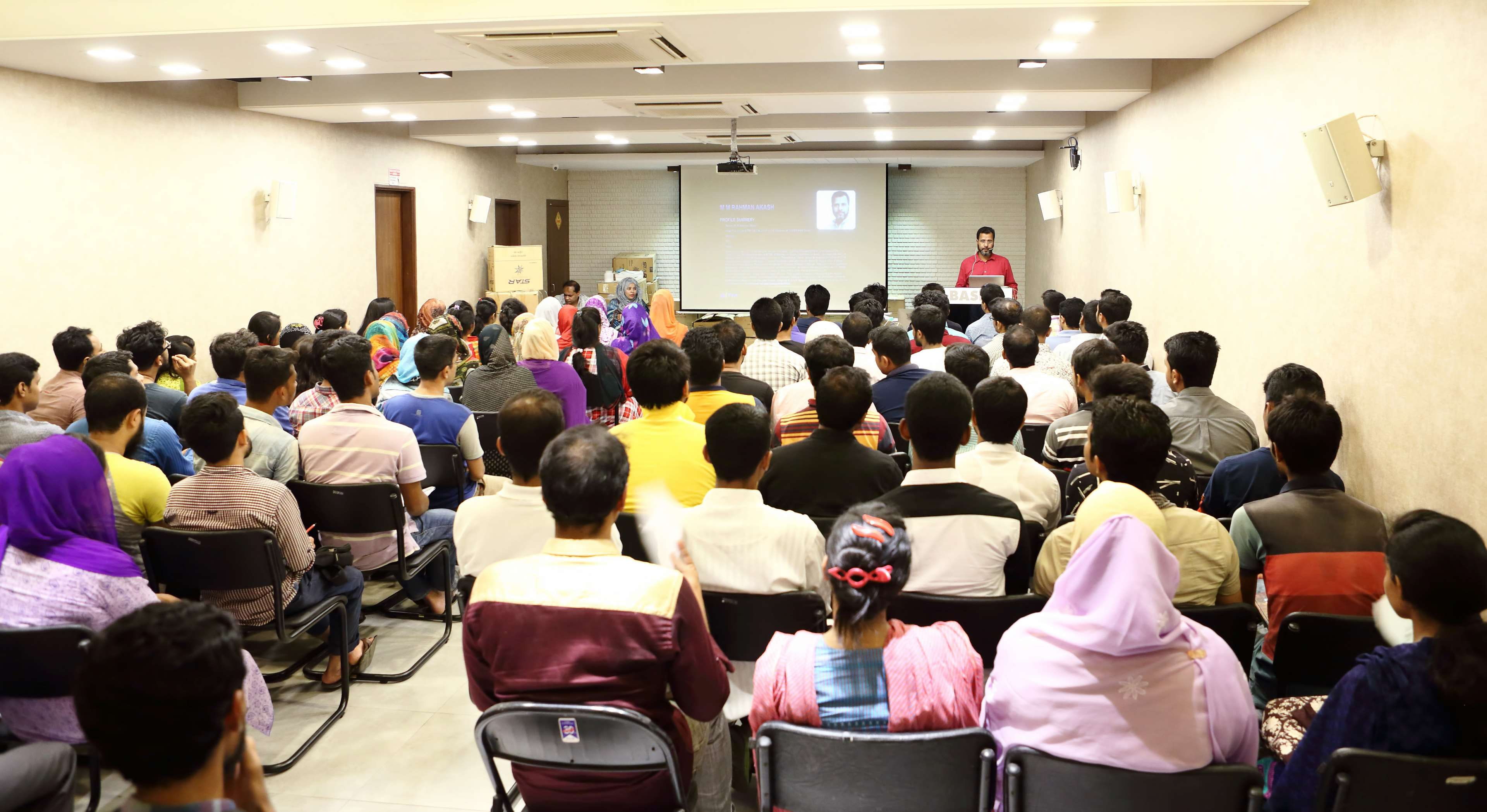 crowd, graphics design training, group of people, adult, sitting, women, real people, asia, communication, technology, architecture, seminar, presentation, HD Wallpaper