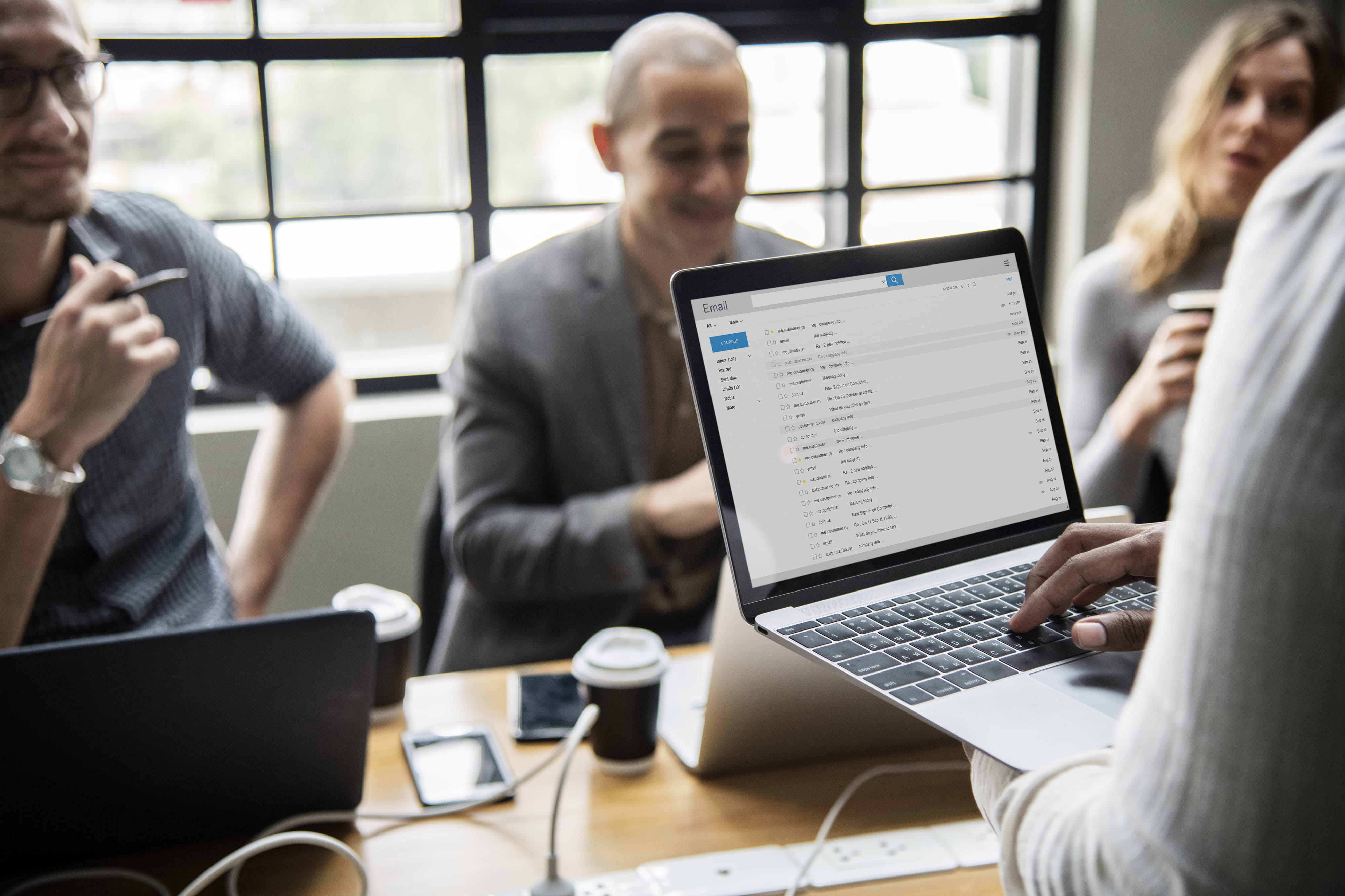 group Of People, startup, work place, talking, board Room, together, business Person, laptop, presentation, meeting, office, team, group, 4K, men, white Collar Worker, HD Wallpaper