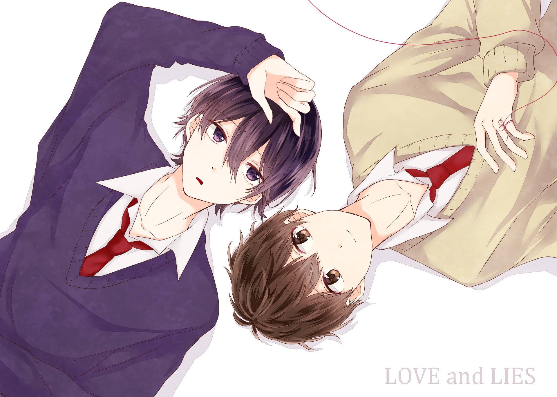 Love and Lies, Yukari Nejima, Yuusuke Nisaka, Anime, 1080P, HD Wallpaper