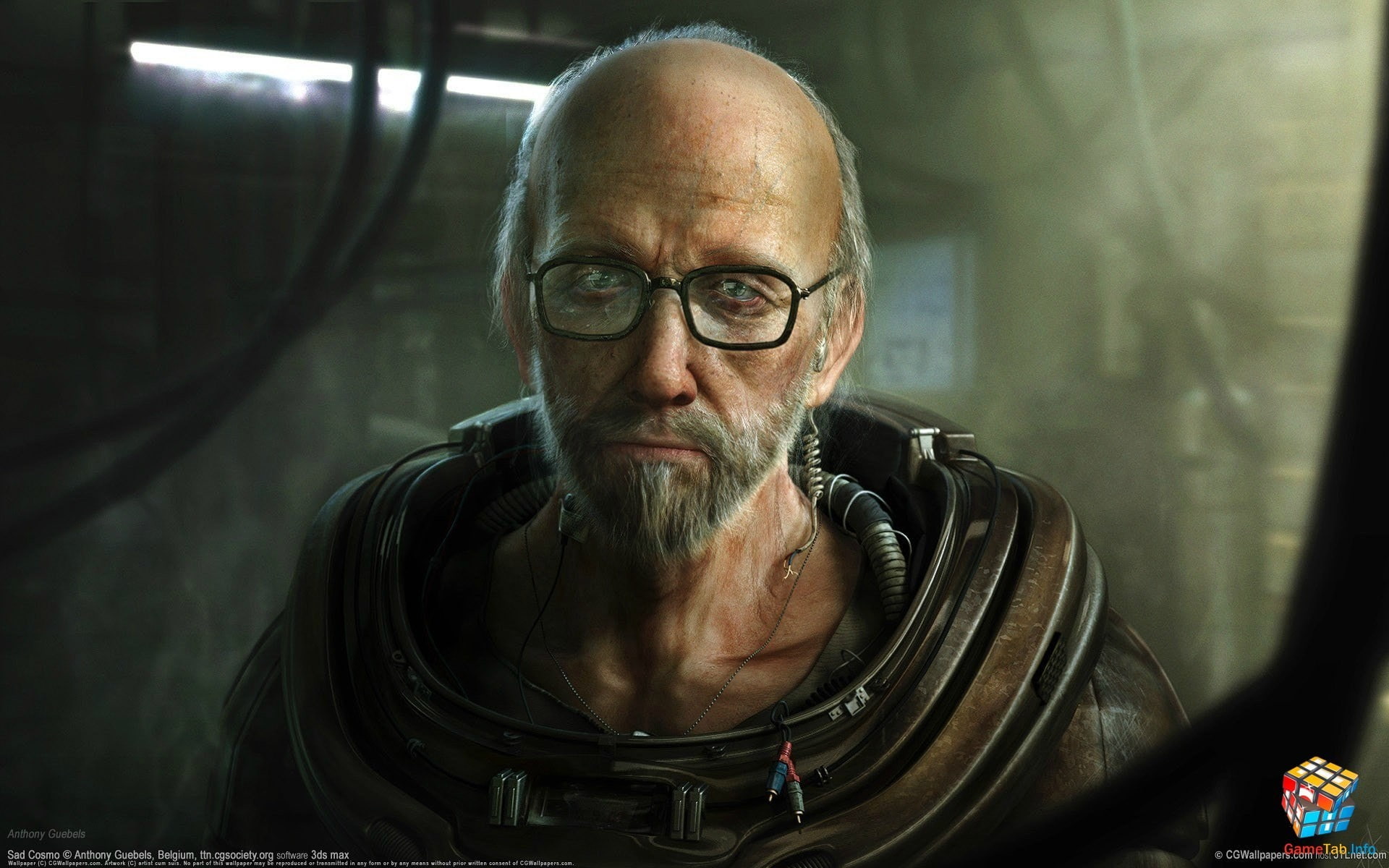 adult, senior men, one person, Gordon man, video games, senior adult, Half-Life, glasses, men, front view, mature adult, looking at camera, real people, HD Wallpaper