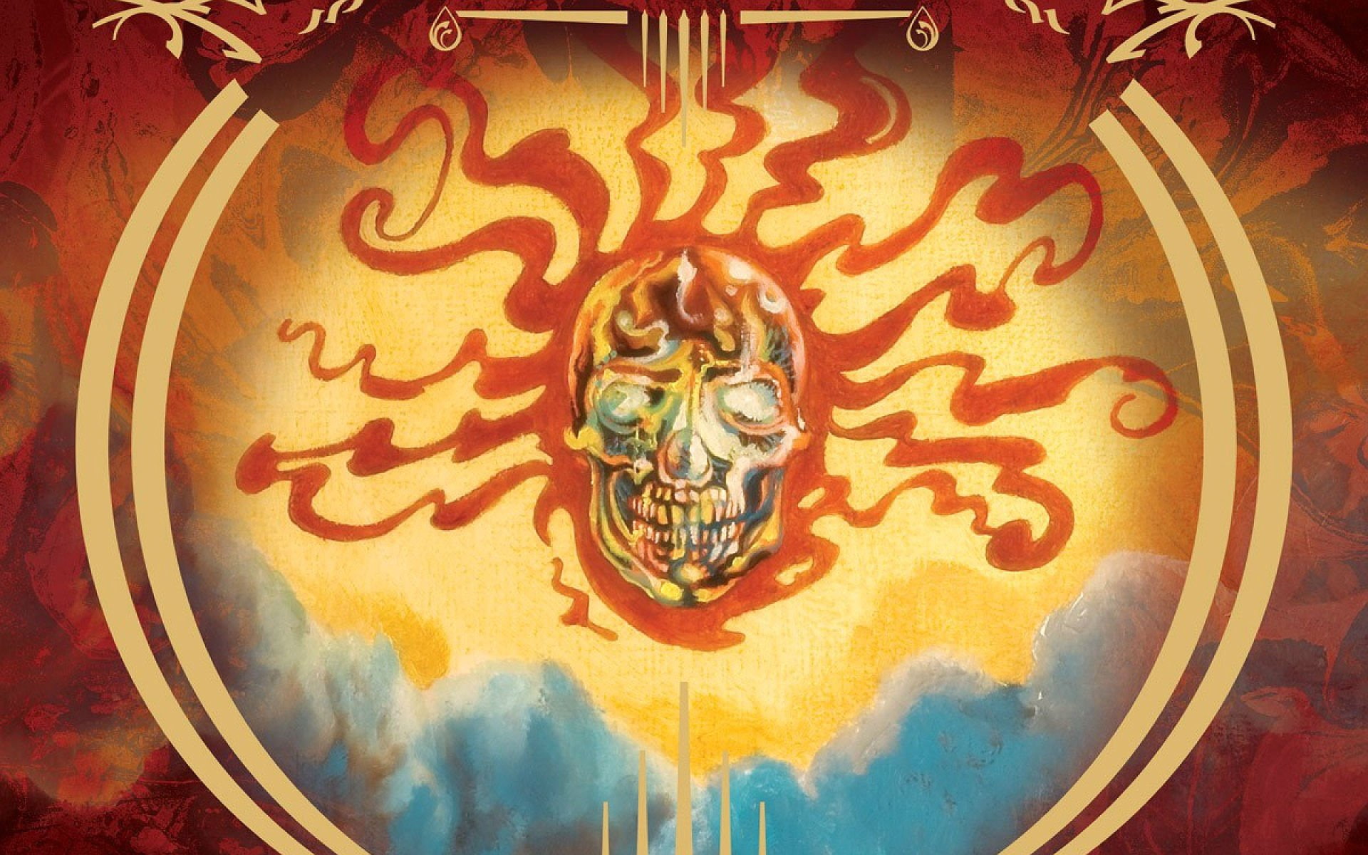 heavy, fantasy, sludge, dark, skull, mastodon, progressive, psychedelic, metal, 1080P, HD Wallpaper