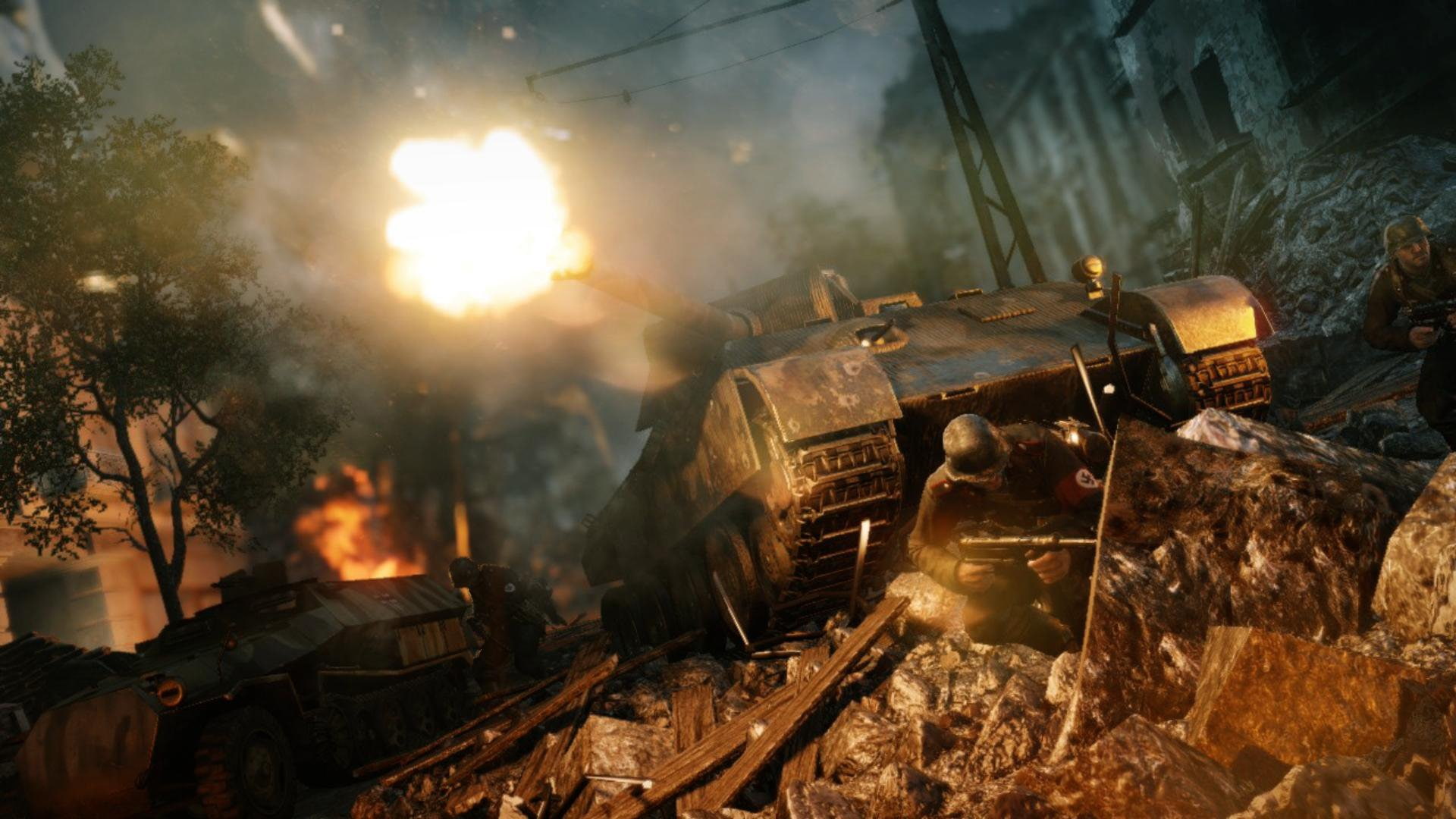 1080P, enemy, wwll, ww2, battle, shooter, fighting, war, military, front, HD Wallpaper