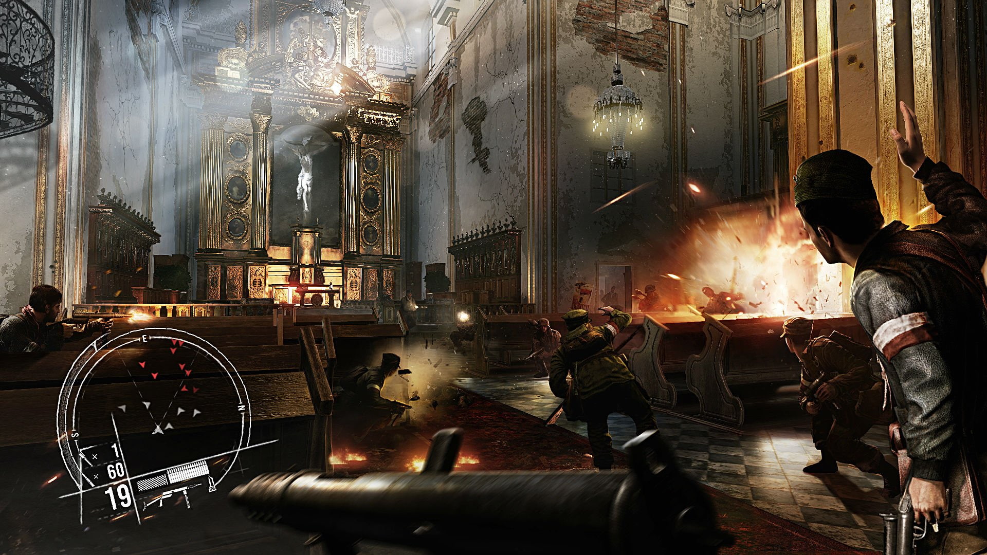military, 1080P, war, enemy, fighting, battle, ww2, shooter, wwll, front, HD Wallpaper