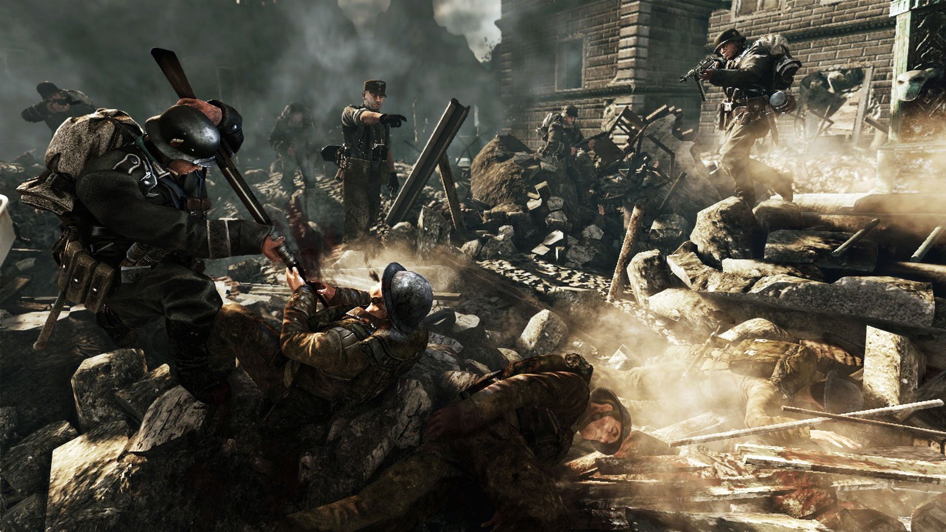 wwll, front, fighting, 1080P, shooter, military, ww2, war, enemy, battle, HD Wallpaper