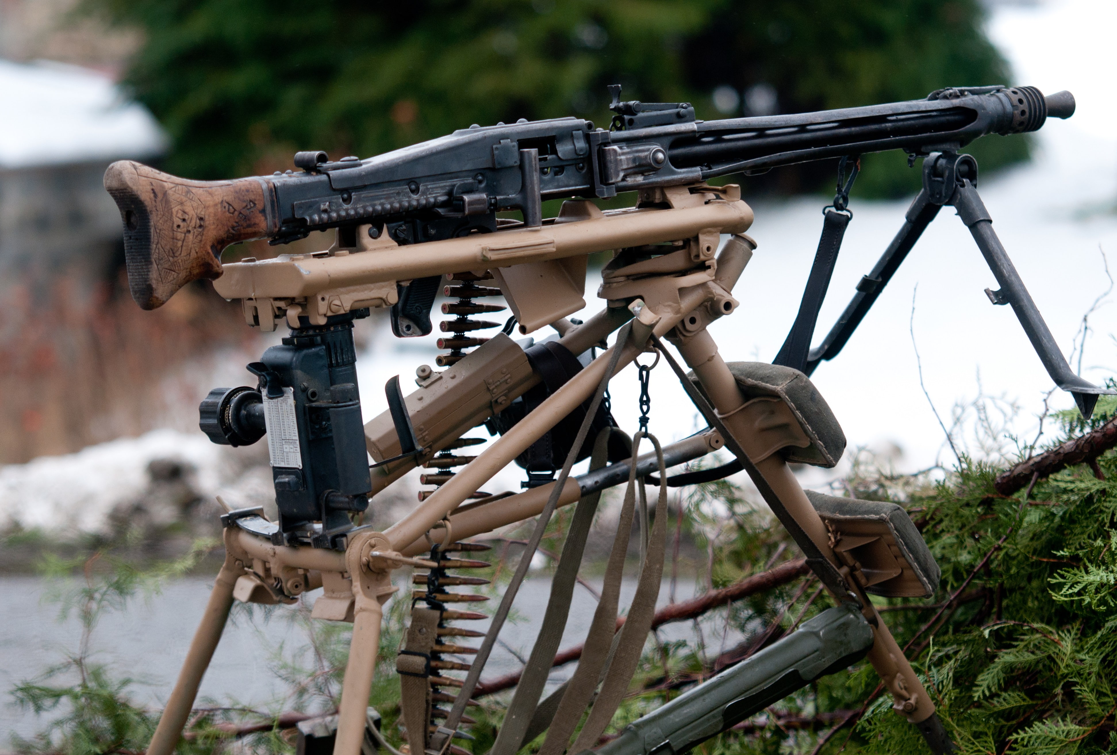 MG42, weapon, 4K, HD Wallpaper