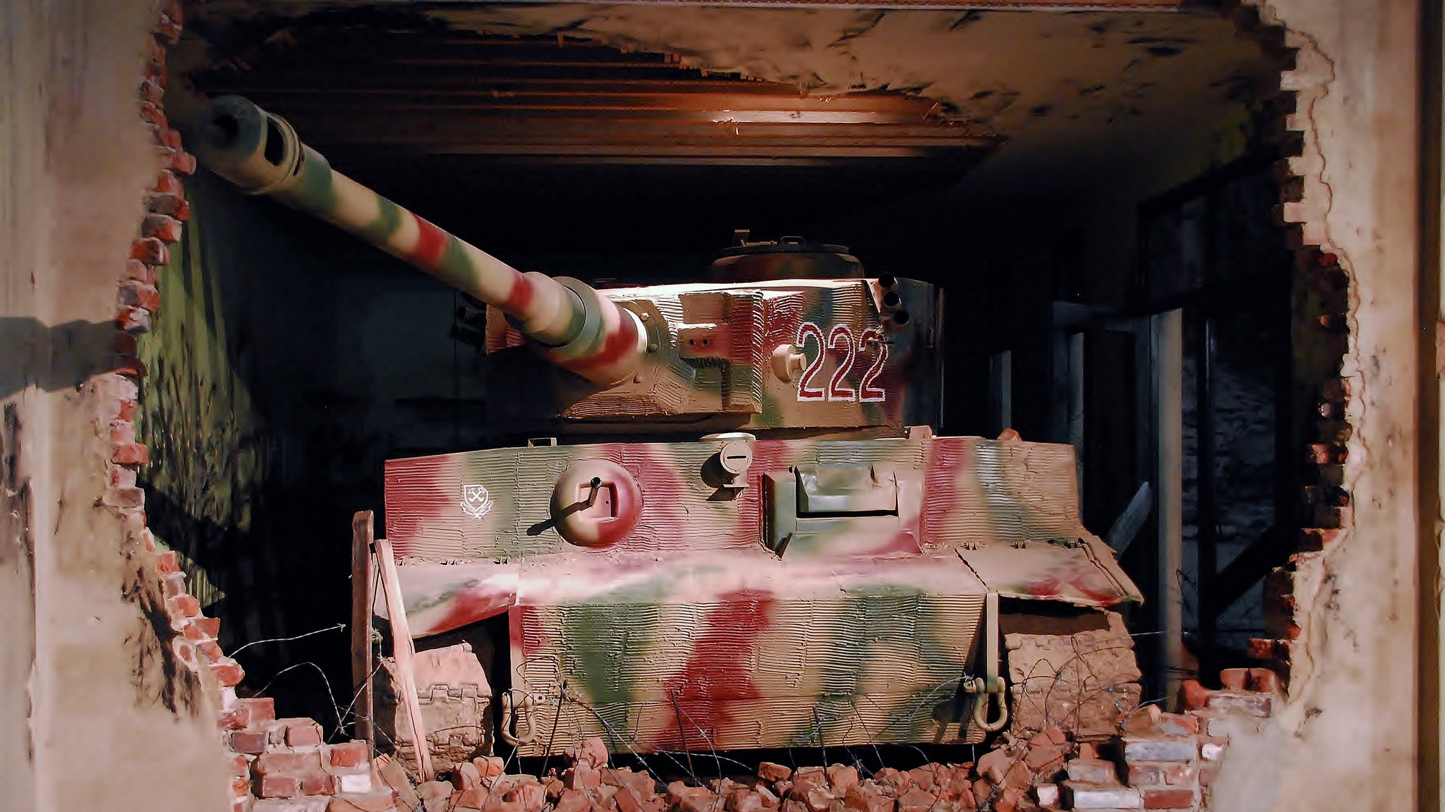 1080P, German heavy tank, the ruins, Tiger, tiger I, Museum, HD Wallpaper