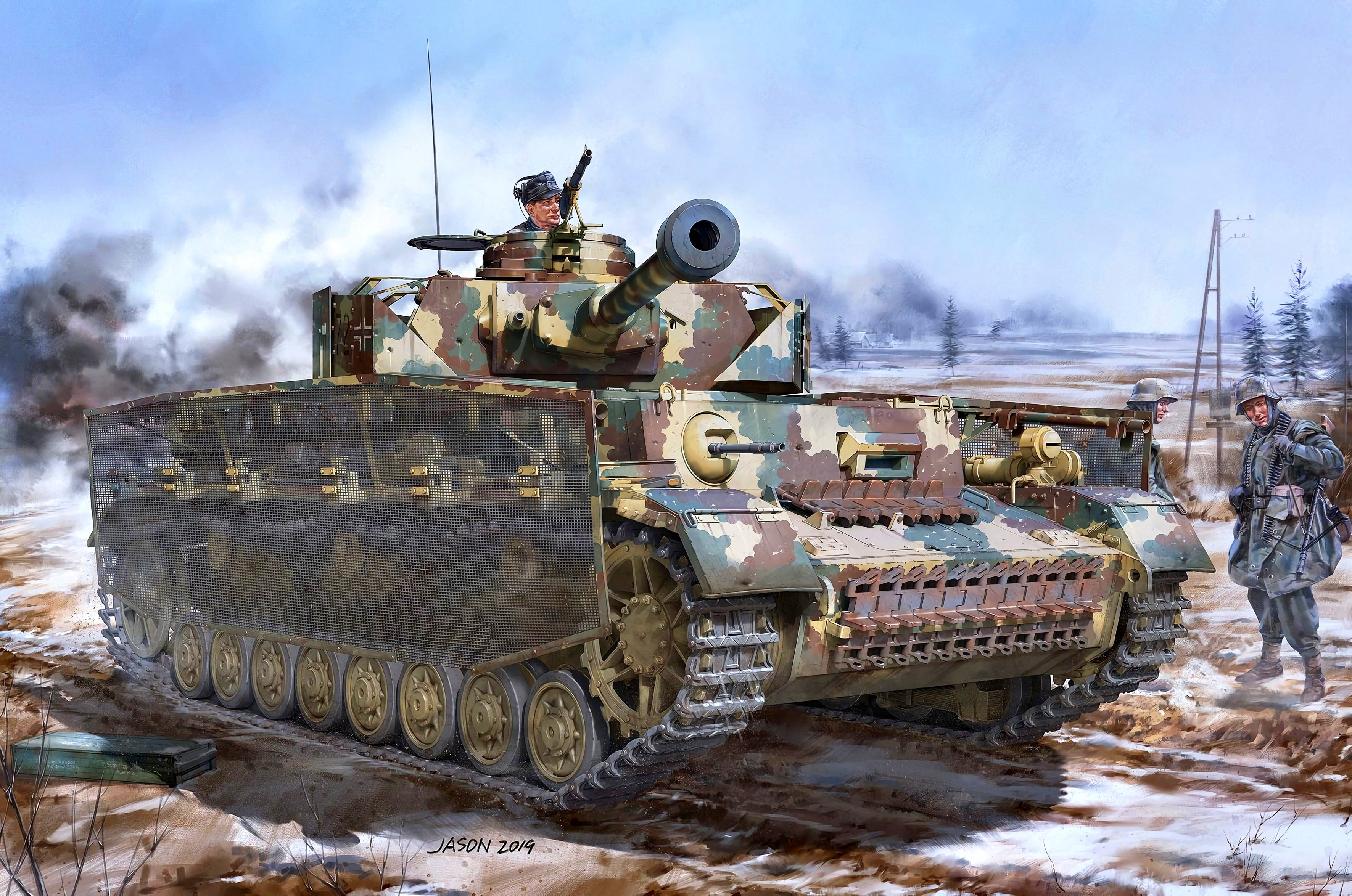 2K, Soldiers, Tank, Pz.Kpfw.IV Ausf.J, Tanker, Pz. IV, The Wehrmacht, HD Wallpaper