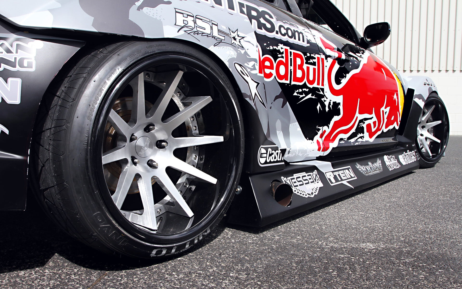 city, street, mode of transportation, shiny, car, coupe, Wheels, RX-8, extreme Sports, speed, road, power, Tuning, motor Racing Track, Red-Bull Racing, HD Wallpaper