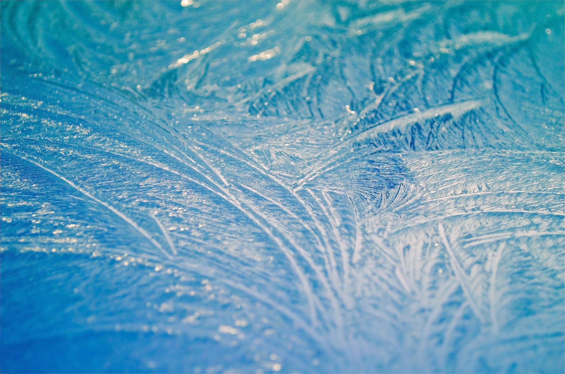 weather, abstract backgrounds, selective focus, background, 1080P, winter, close-up, frozen, water layer, morning, textile, nature, blue, seasons, HD Wallpaper