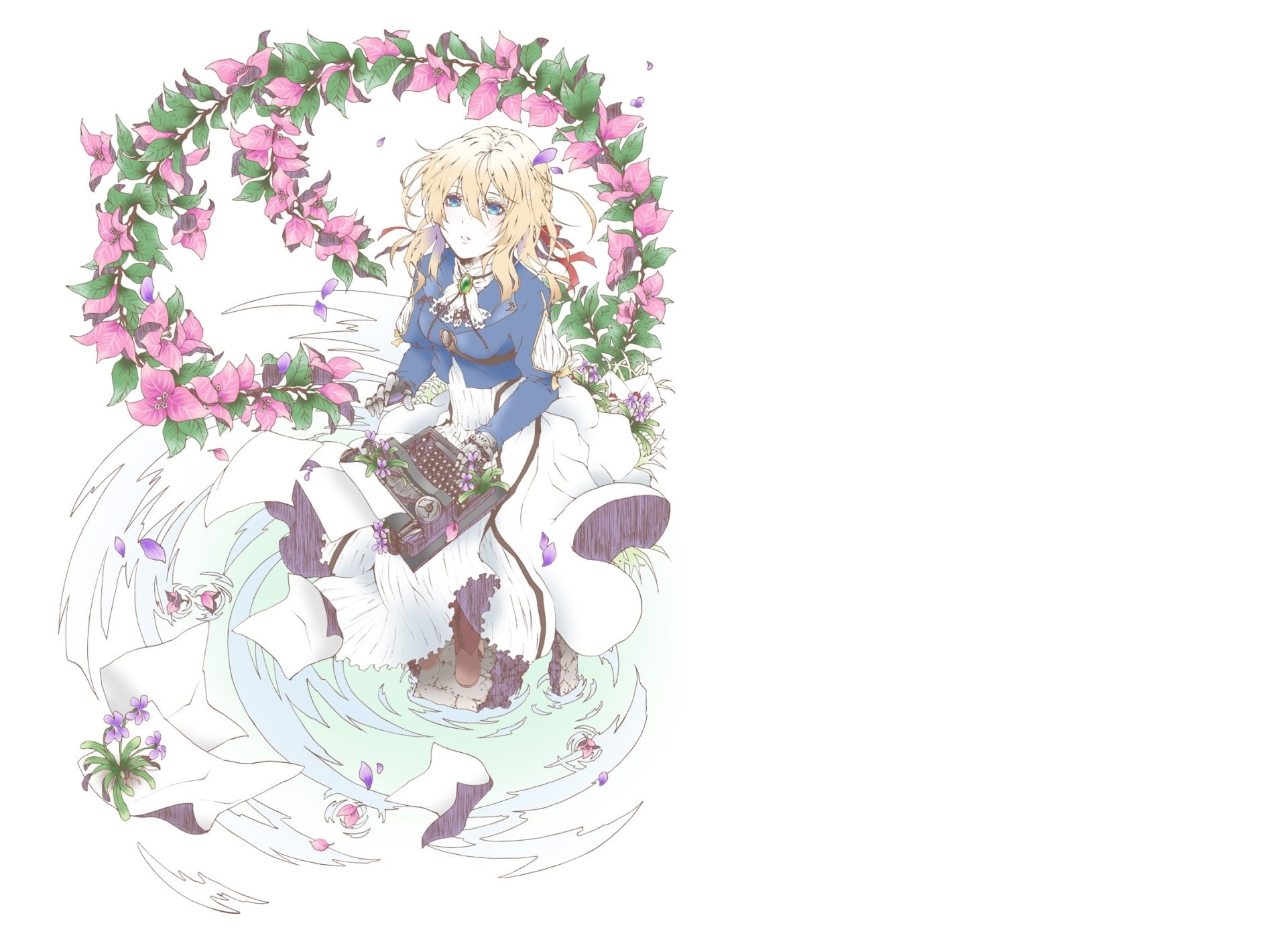1080P, Anime, Violet Evergarden (Character), Violet Evergarden, HD Wallpaper