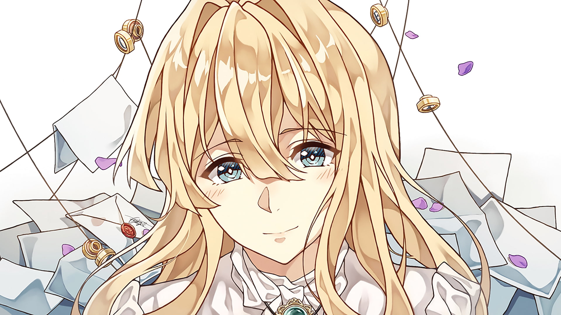 1080P, Anime, Violet Evergarden, Violet Evergarden (Character), HD Wallpaper