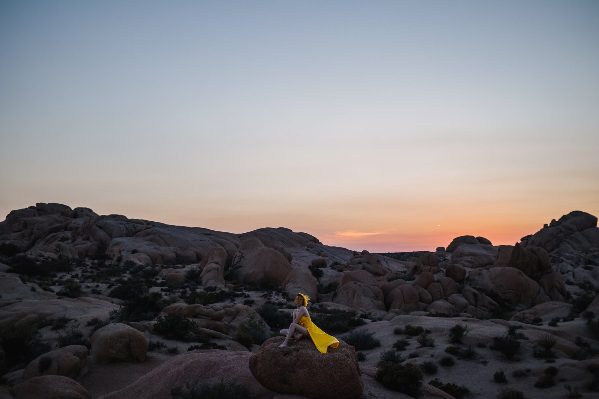 yellow dress, Tessa Violet, women, 1080P, rocks, HD Wallpaper