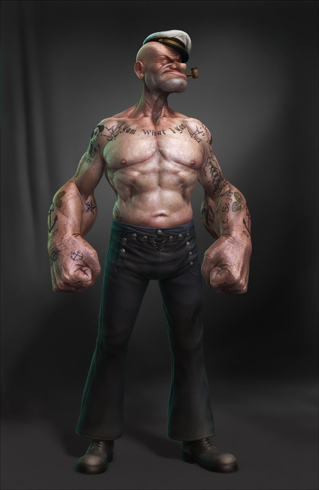 front view, exercising, body building, weight training, muscular build, shirtless, healthy lifestyle, one person, athlete, indoors, studio shot, tattoo, Phone HD Wallpaper