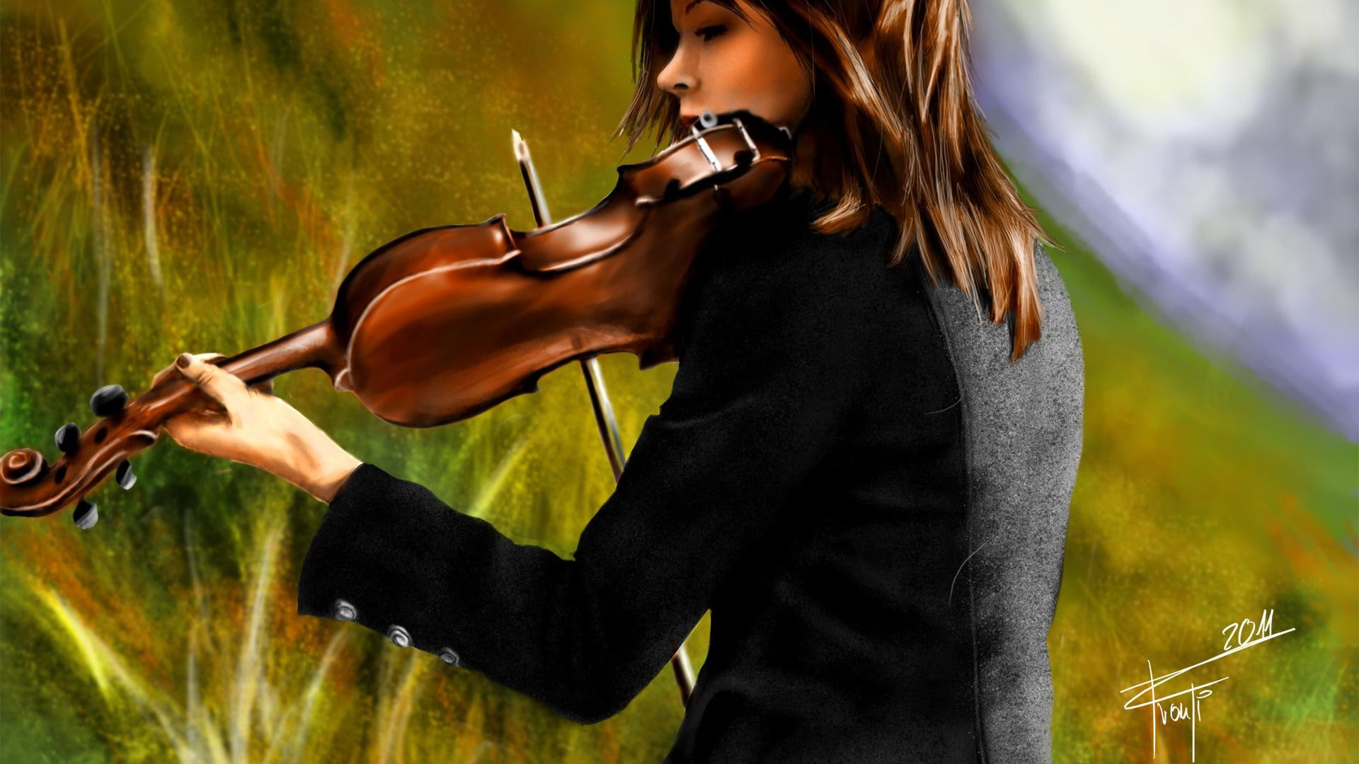 3d and abstract, 1080P, omdave, hrdave, amit, gitar, girl, matu, HD Wallpaper