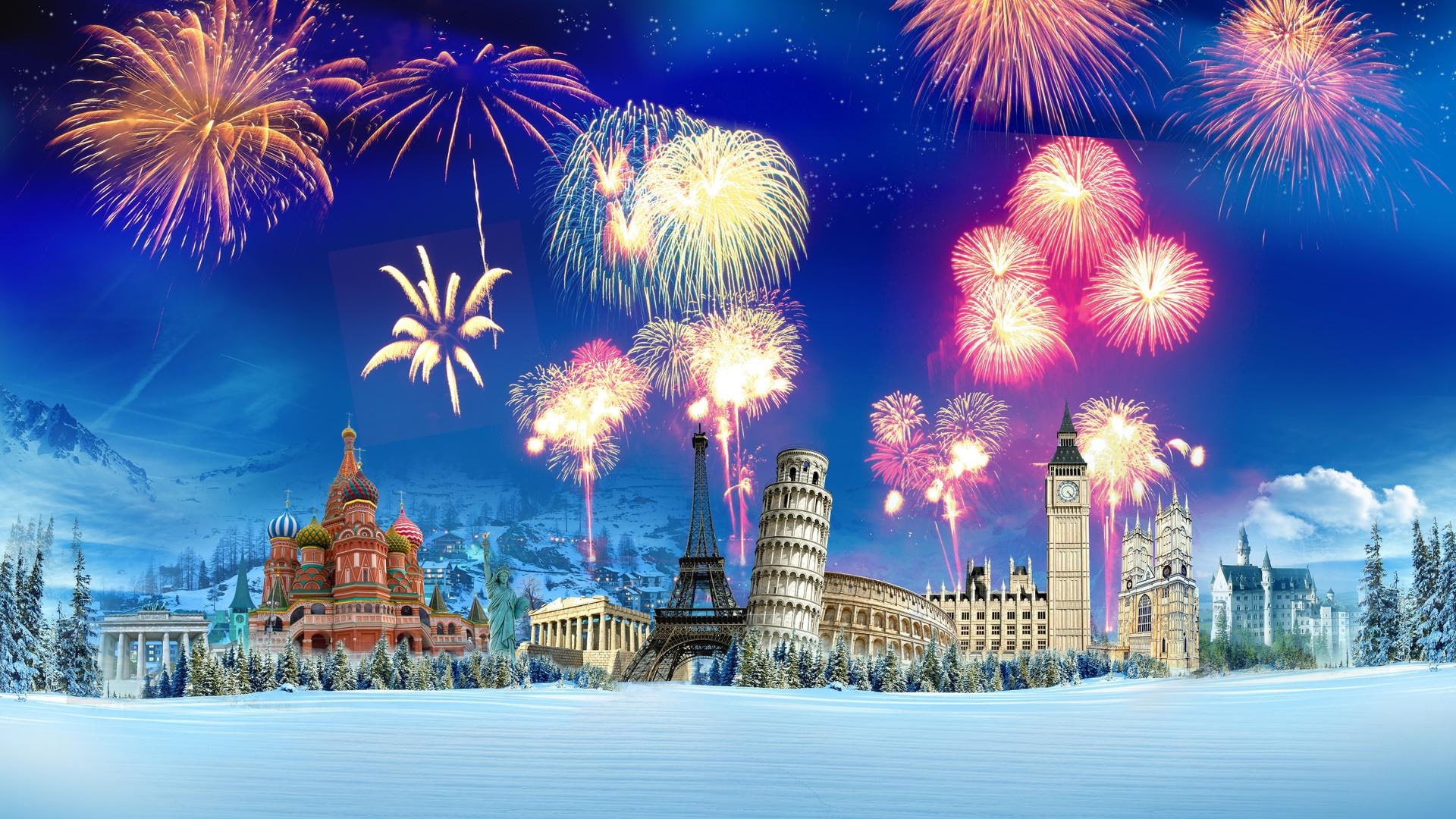 1080P, omdave, amit, 3d and abstract, matu, city, festival, hrdave, HD Wallpaper