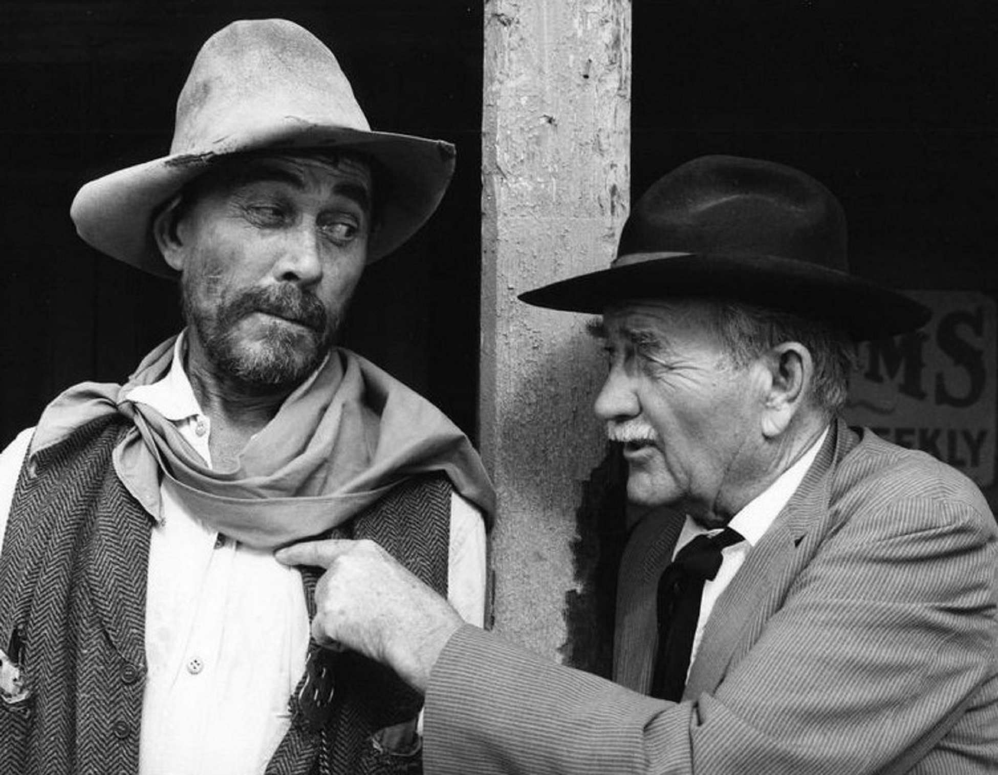 1080P, western, tv, wild west, series, milburn stone, headshot, cowboy, festus, hat, senior adult, facial hair, smiling, cinema, retro, classic, movie, HD Wallpaper