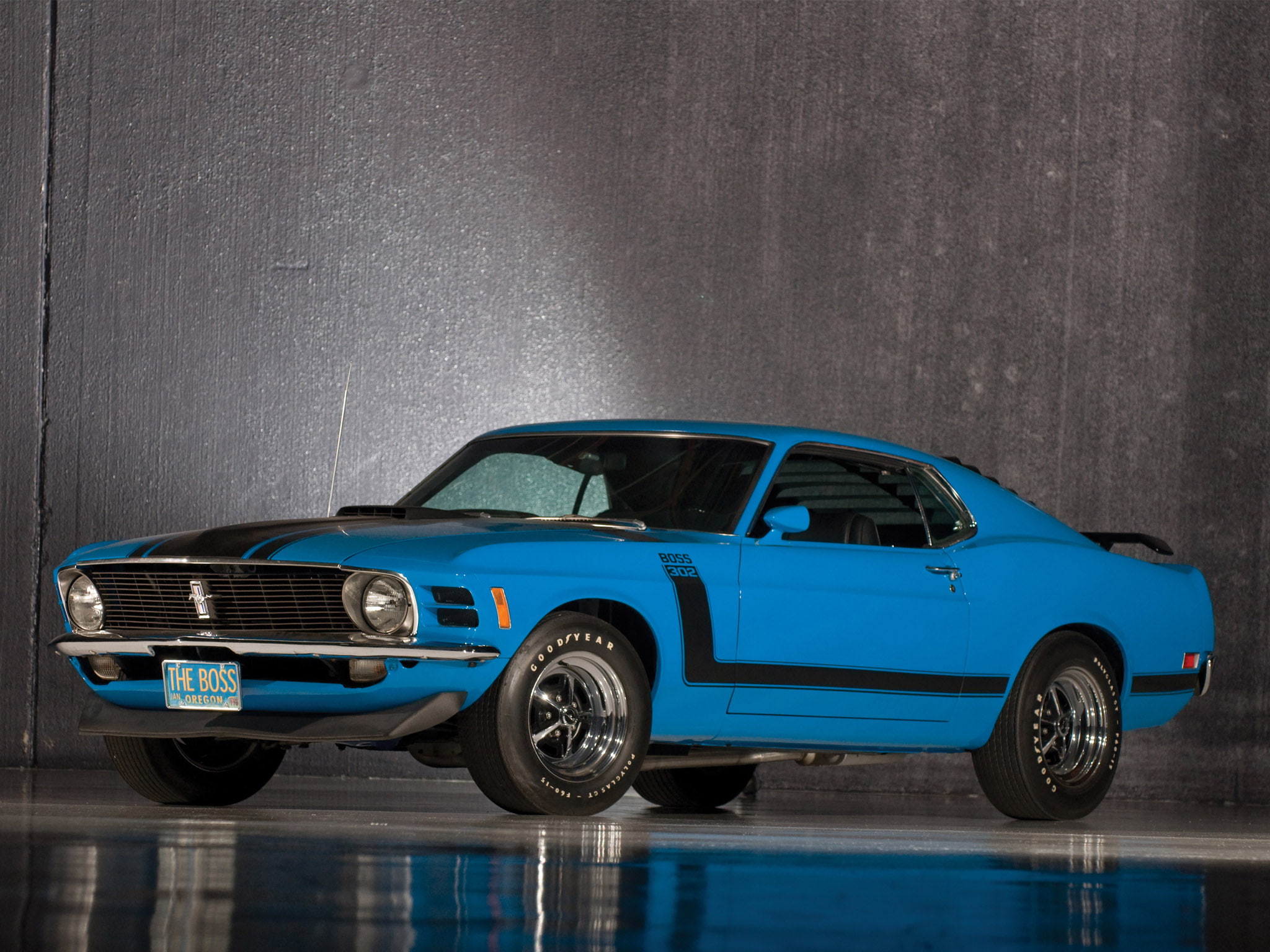 muscle, mustang, 302, 1970, classic, boss, 1080P, ford, HD Wallpaper