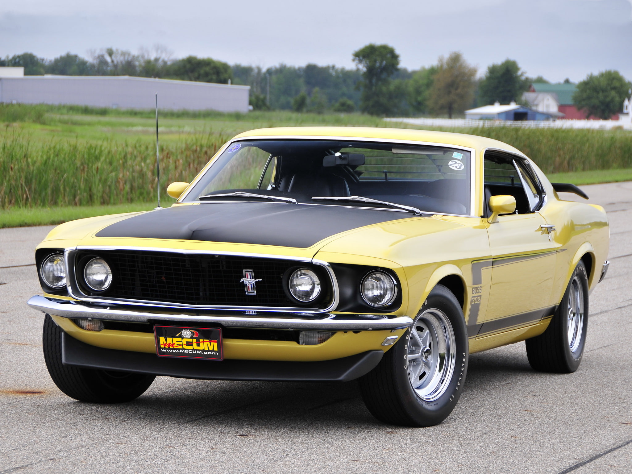 classic, 1080P, mustang, boss, ford, 302, 1969, muscle, HD Wallpaper