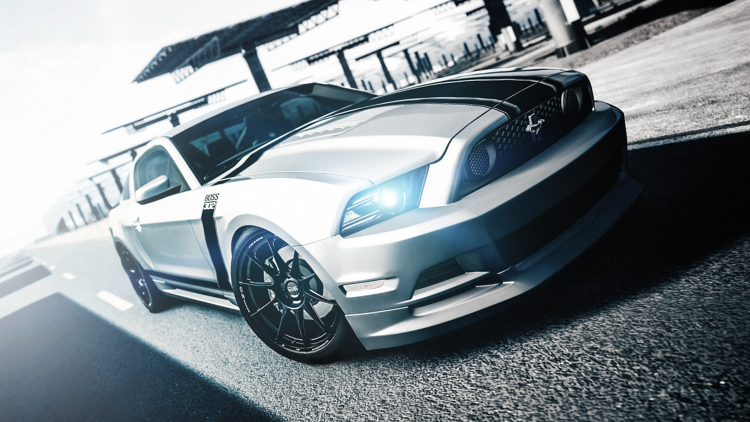 Ford, boss, Mustang, Supercar, 2K, HD Wallpaper