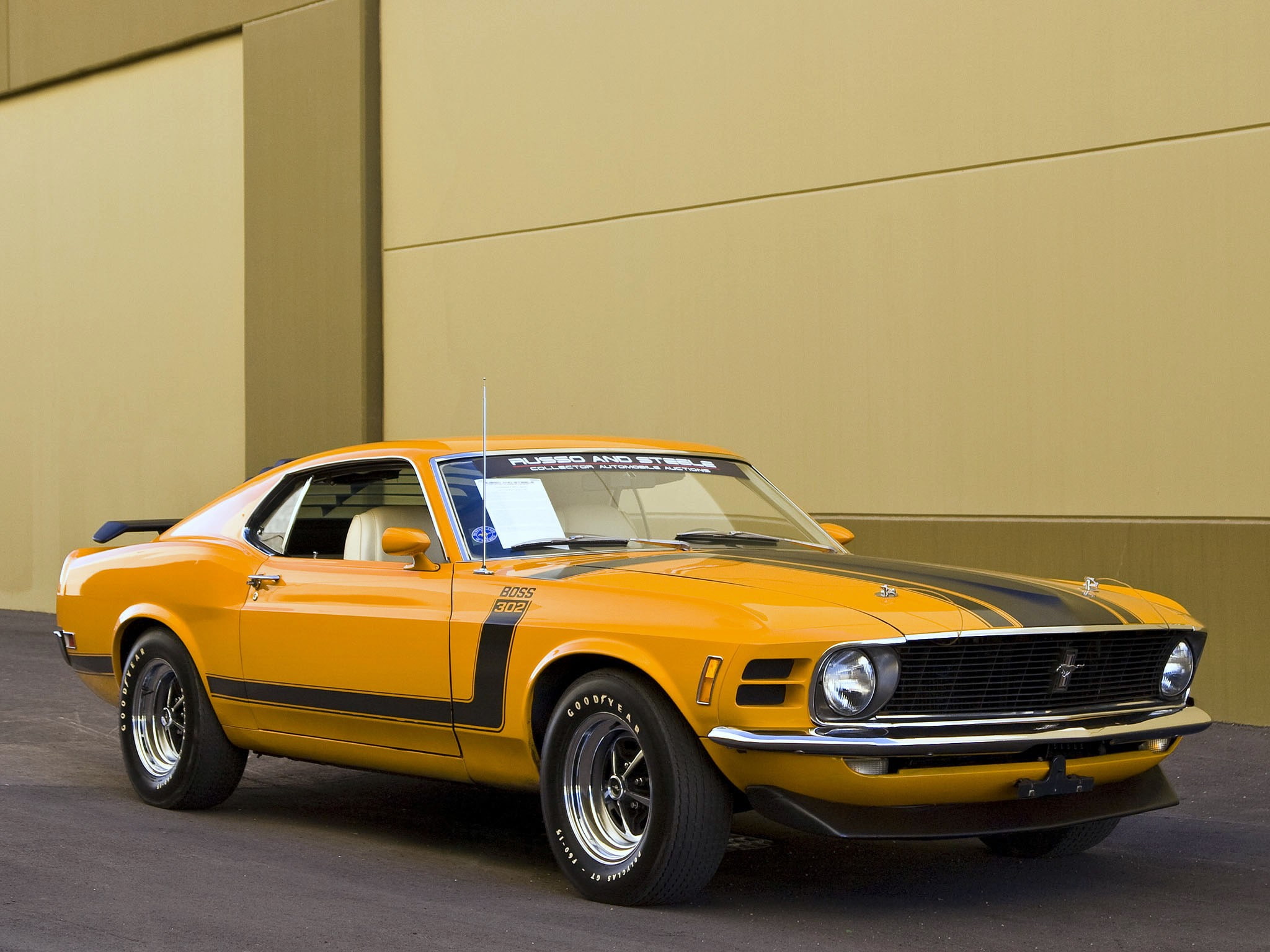 Muscle Car, 1080P, Ford Mustang Boss 302, Fastback, Ford, HD Wallpaper