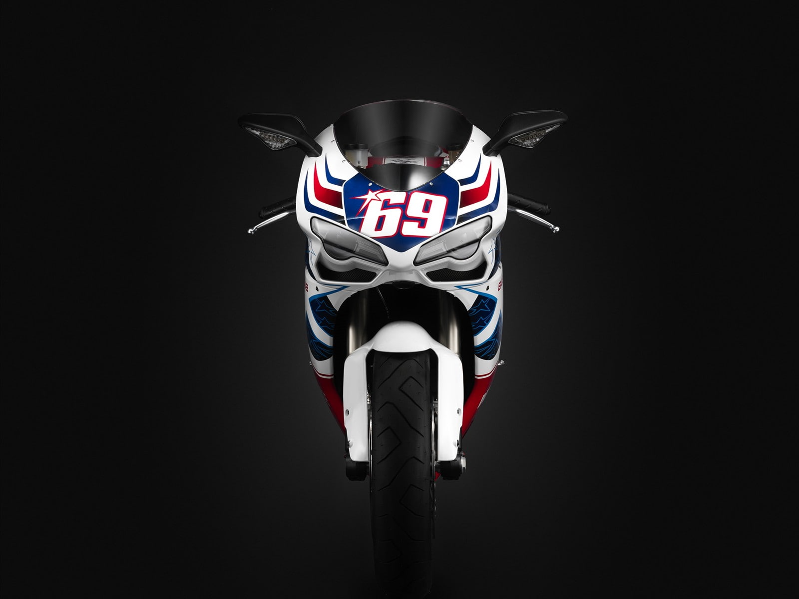 number, blue, nicky, ducati, hayden, red, white, bike, edition, sports, 720P, HD Wallpaper