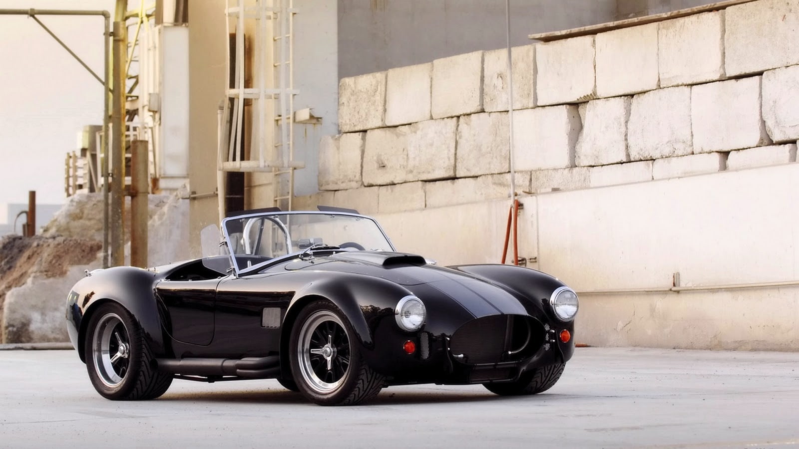 cars, car, classic, black, coupe, cobra, 720P, convertible, hd, ac, HD Wallpaper