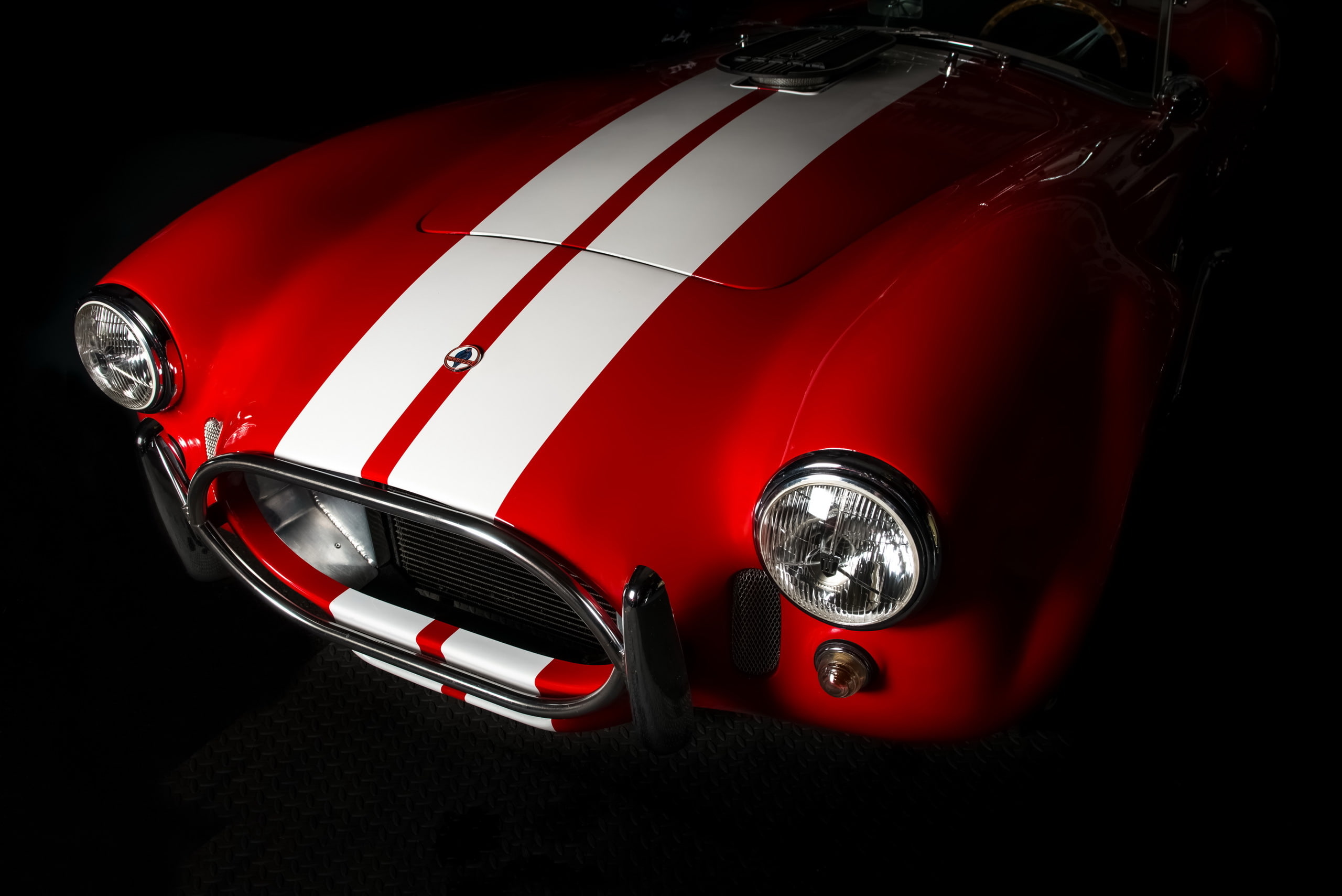 vintage, AC Cobra, Garage, 2K, HD Wallpaper