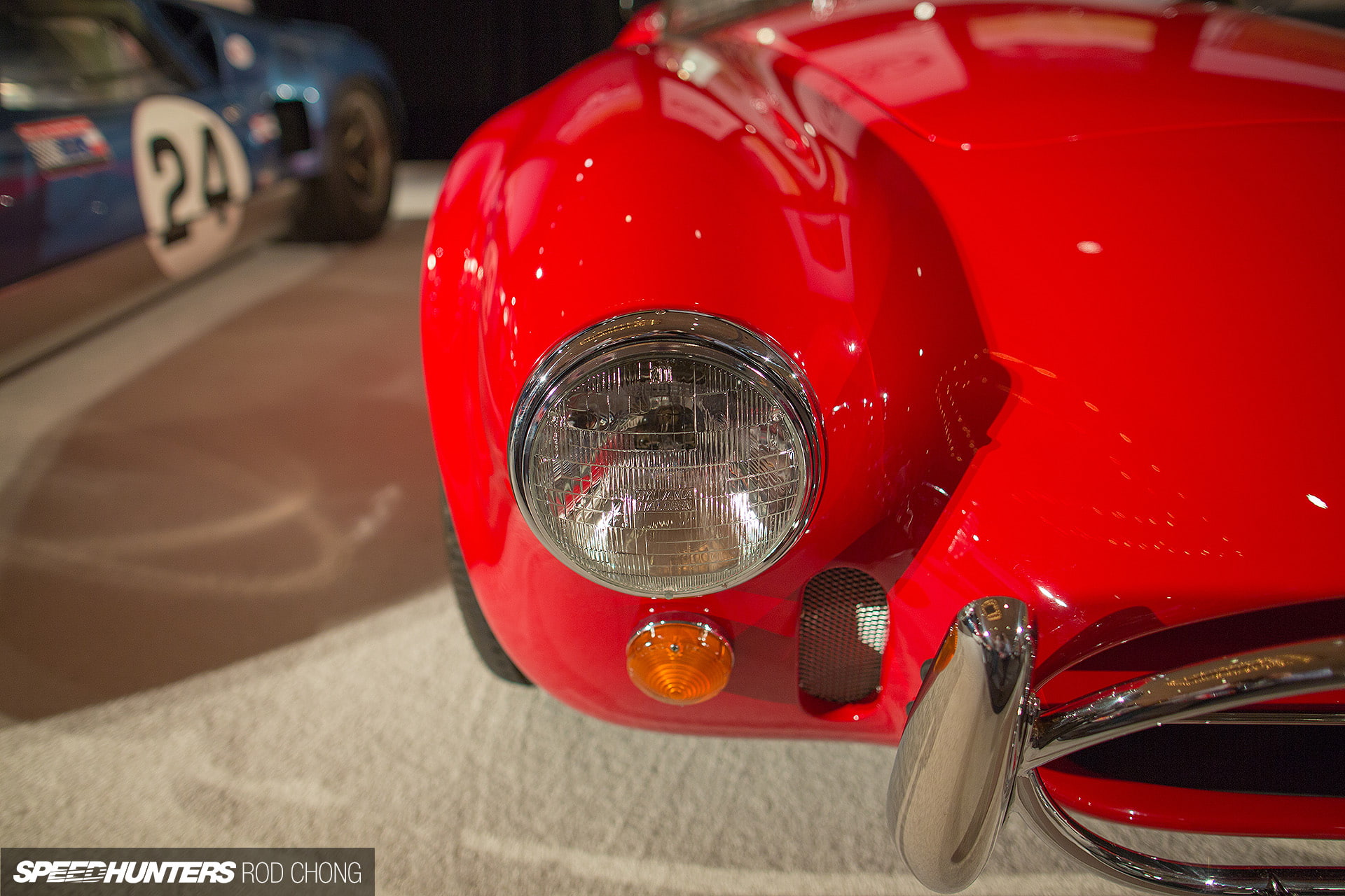 headlight, 1080P, die, cast, ac, car, cobra, red, cars, hd, HD Wallpaper