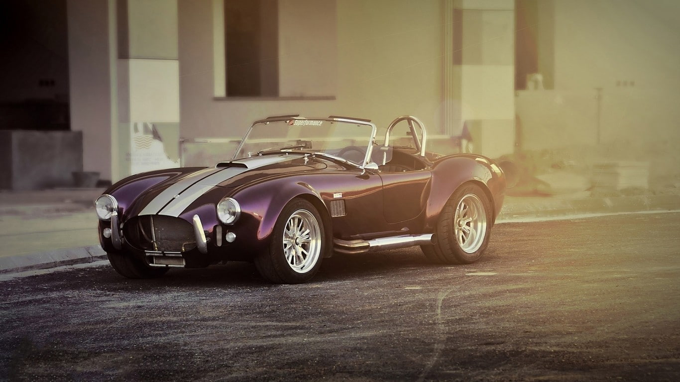 retro styled, architecture, Shelby, city, focus on foreground, toy car, luxury, motor vehicle, 720P, vintage car, mode of transportation, building exterior, HD Wallpaper