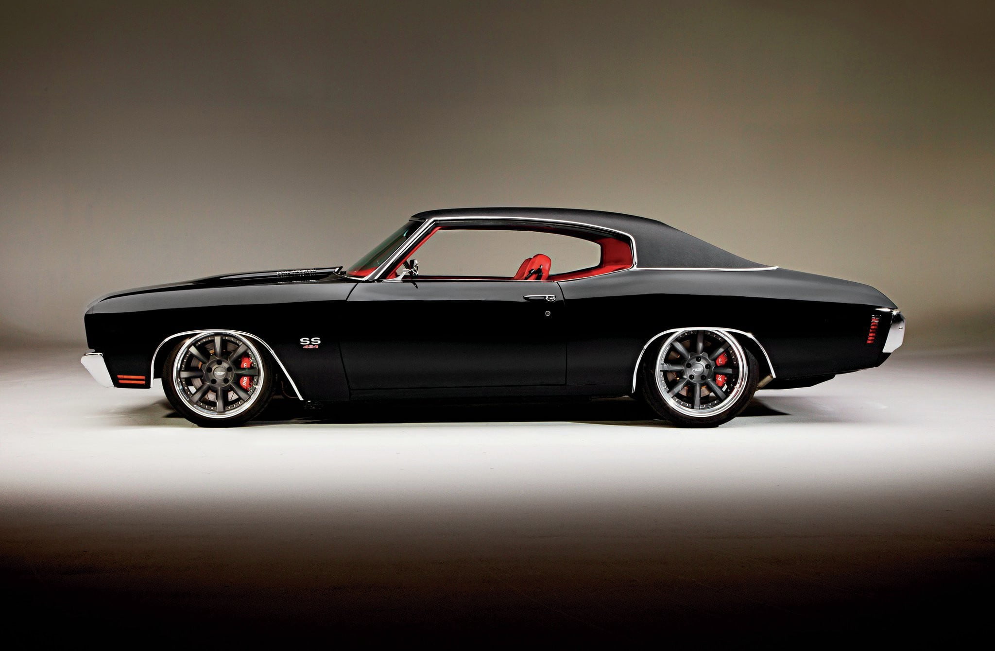 Machine, Chevrolet, Muscle Car, SS454, 1080P, Drives, Black, Chevelle, Classic, Tuning, HD Wallpaper