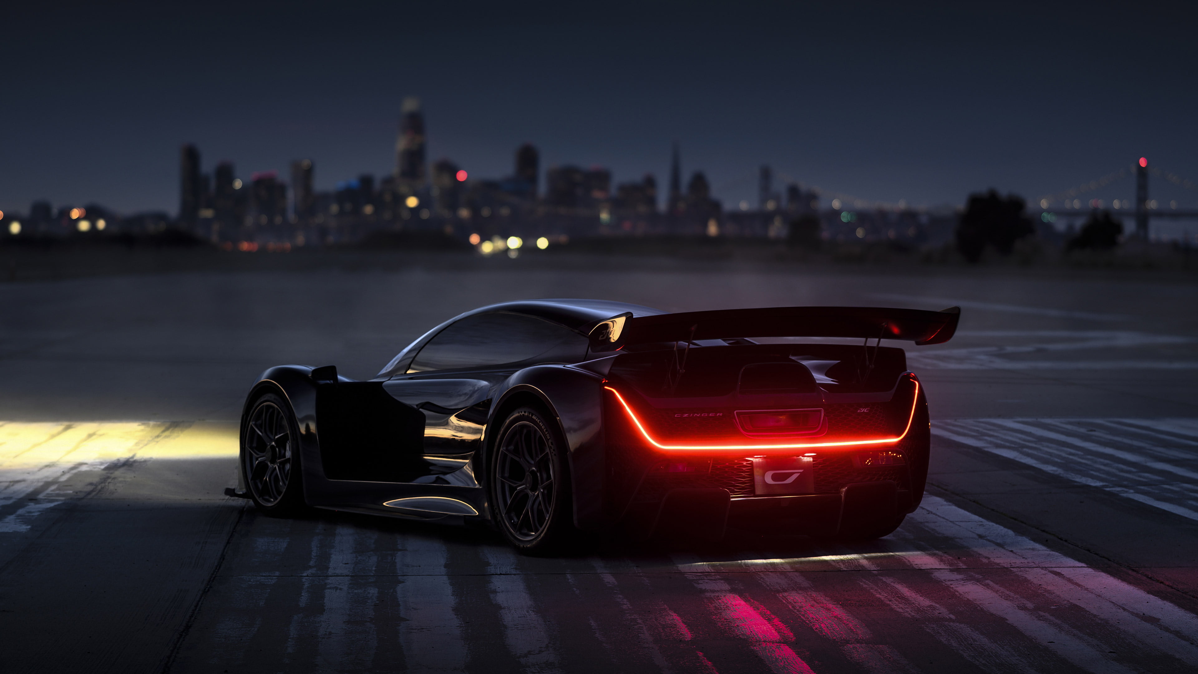 car, Czinger 21C, American cars, vehicle, supercars, 4K, HD Wallpaper