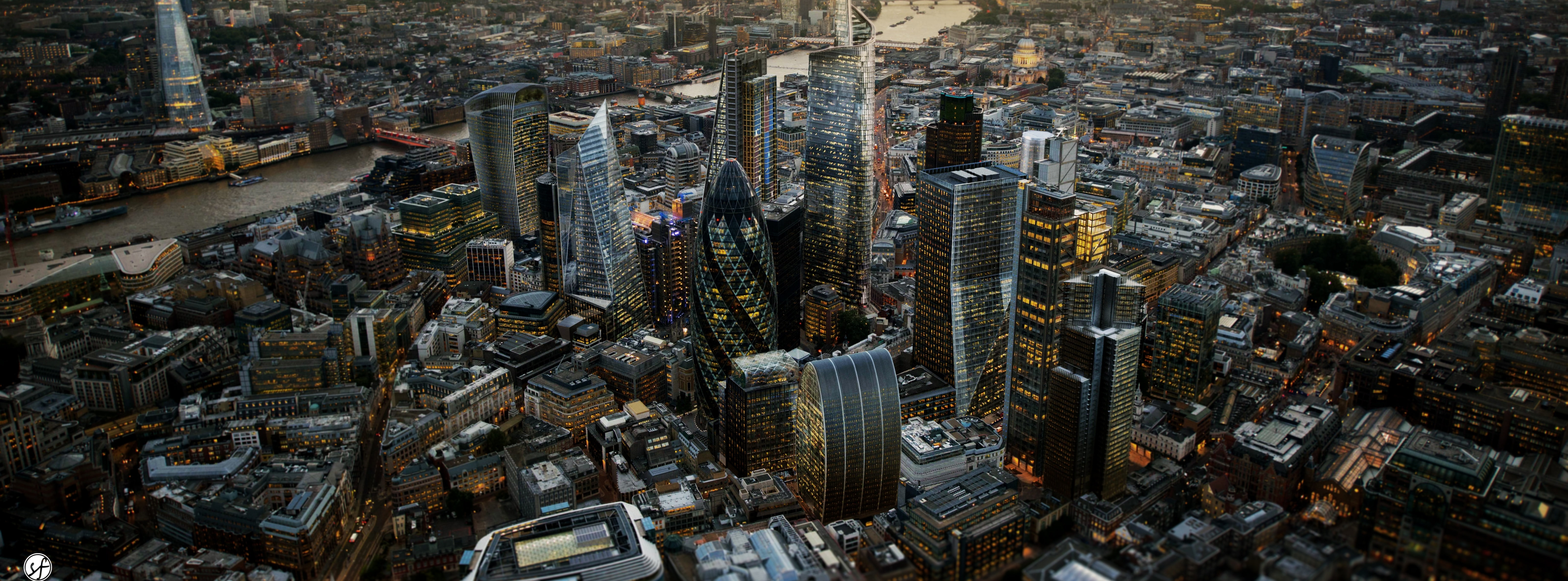 office building exterior, financial district, crowded, 5K, building, building exterior, tower, cityscape, travel, City, landscape, Aerial, Skyscrapers, HD Wallpaper