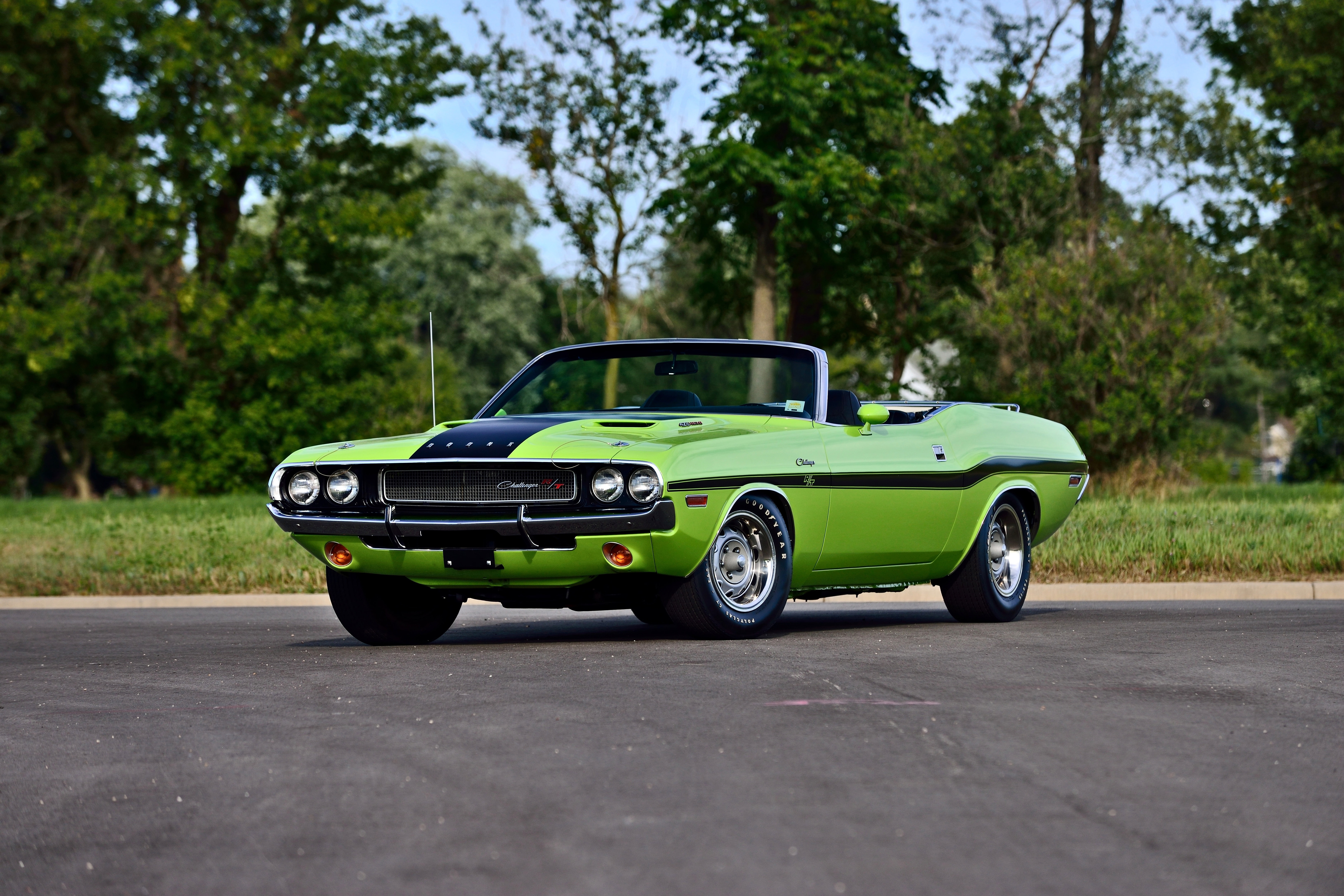 challenger, classic, convertible, 1970, 5K, usa, muscle, hemi, old, original, dodge, HD Wallpaper