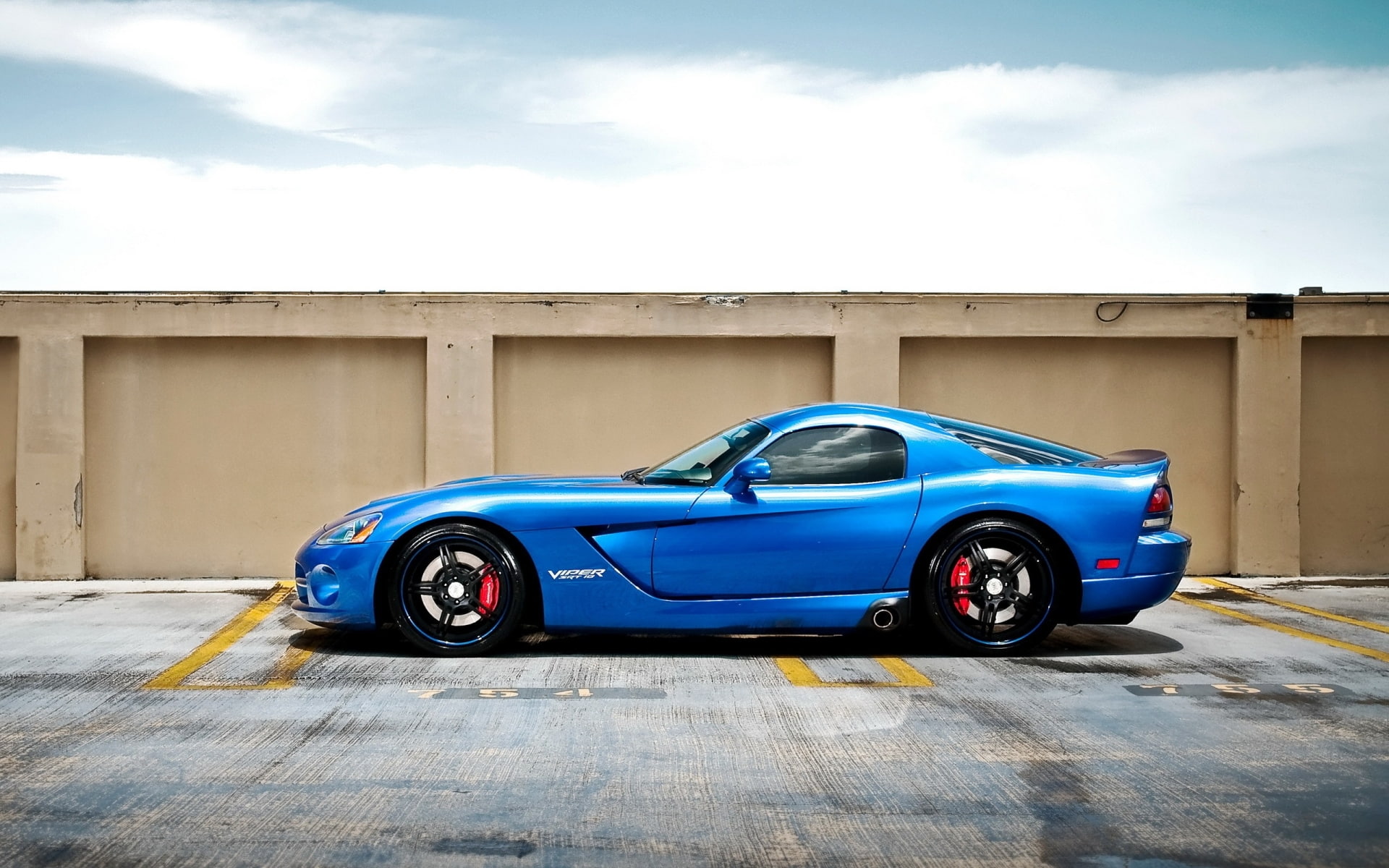 hd, luxury, viper, cars, dodge, blue, coupe, 1080P, HD Wallpaper